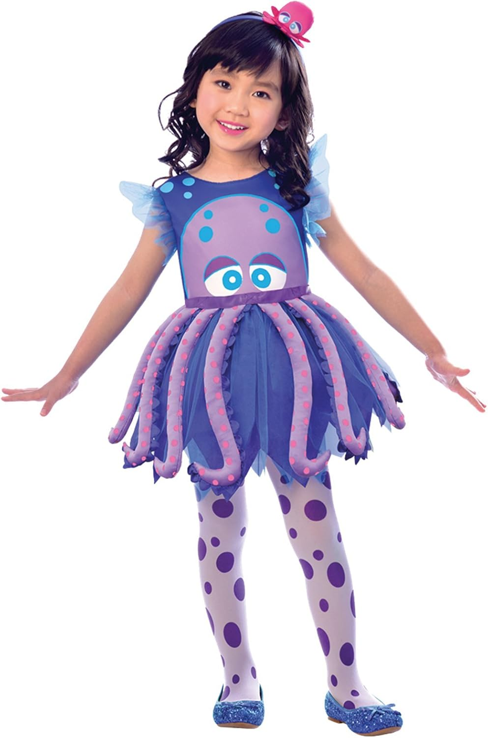 Amscan Girl'S Octopus Costume, Size 3-4 Years