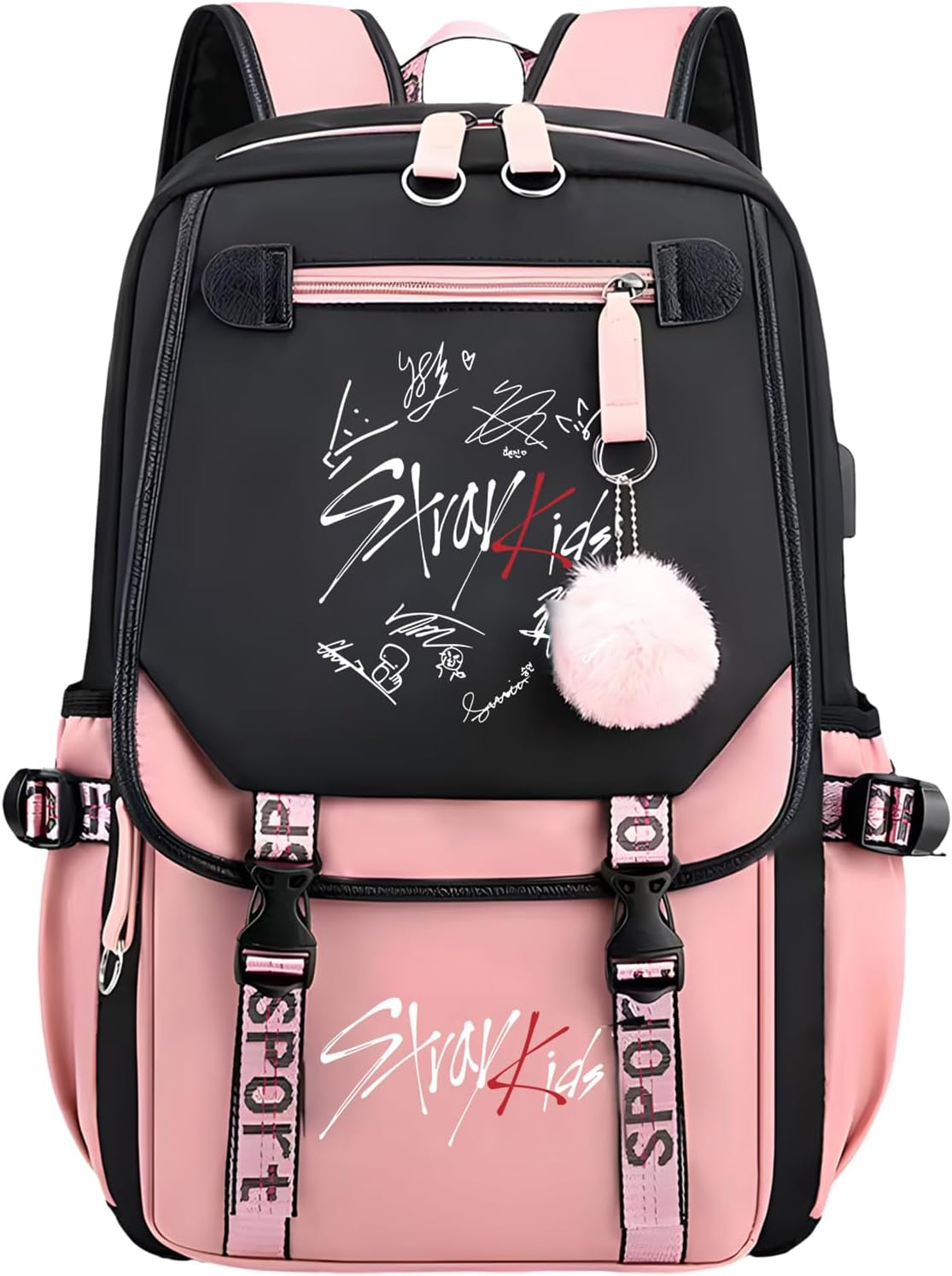 SERTAS Stra-Y Ki-Ds Backpack Merchandise K-Pop Fan Gifts Bag Korean Lightweight Travel Daypack for Stray Fans