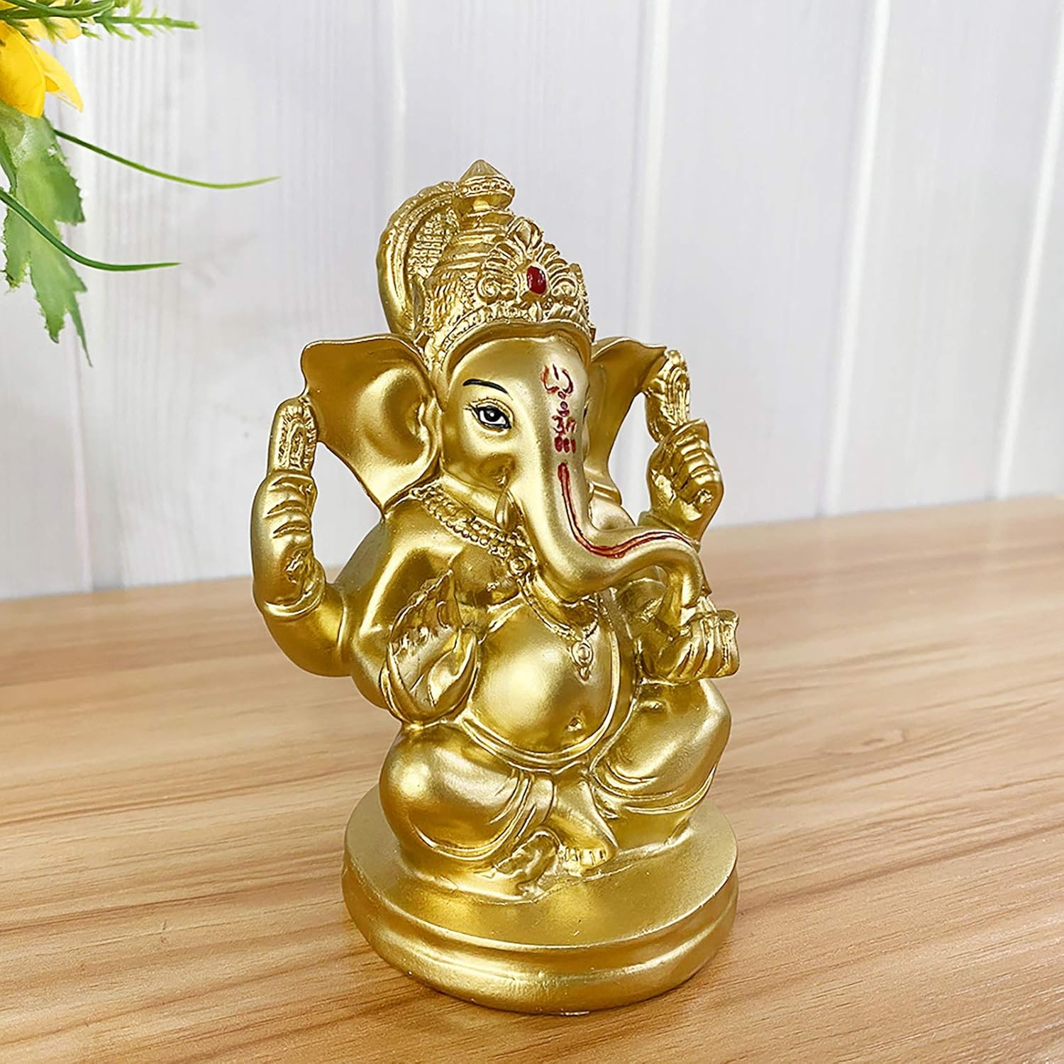 Bangbangda Hindu God Lord Ganesha Idol - Indian Ganesh Statue Sculpture India Murti Pooja Item Home Office Mandir Temple Puja Decor Yoga Zen Meditation Altar Shrine Kit Religious Gifts image number 1