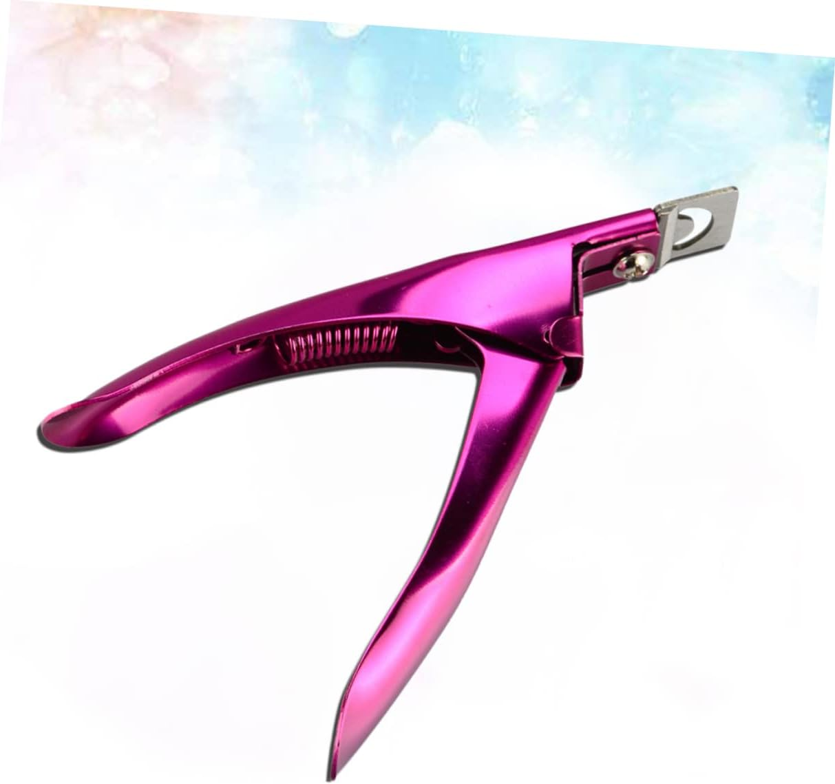 ELAYARD 2Pcs Stainless Steel Nail Tip Trimmer U Shape Clipper Nail Art Wear Manicure Pedicure Tool for Salon Home Use image number 3