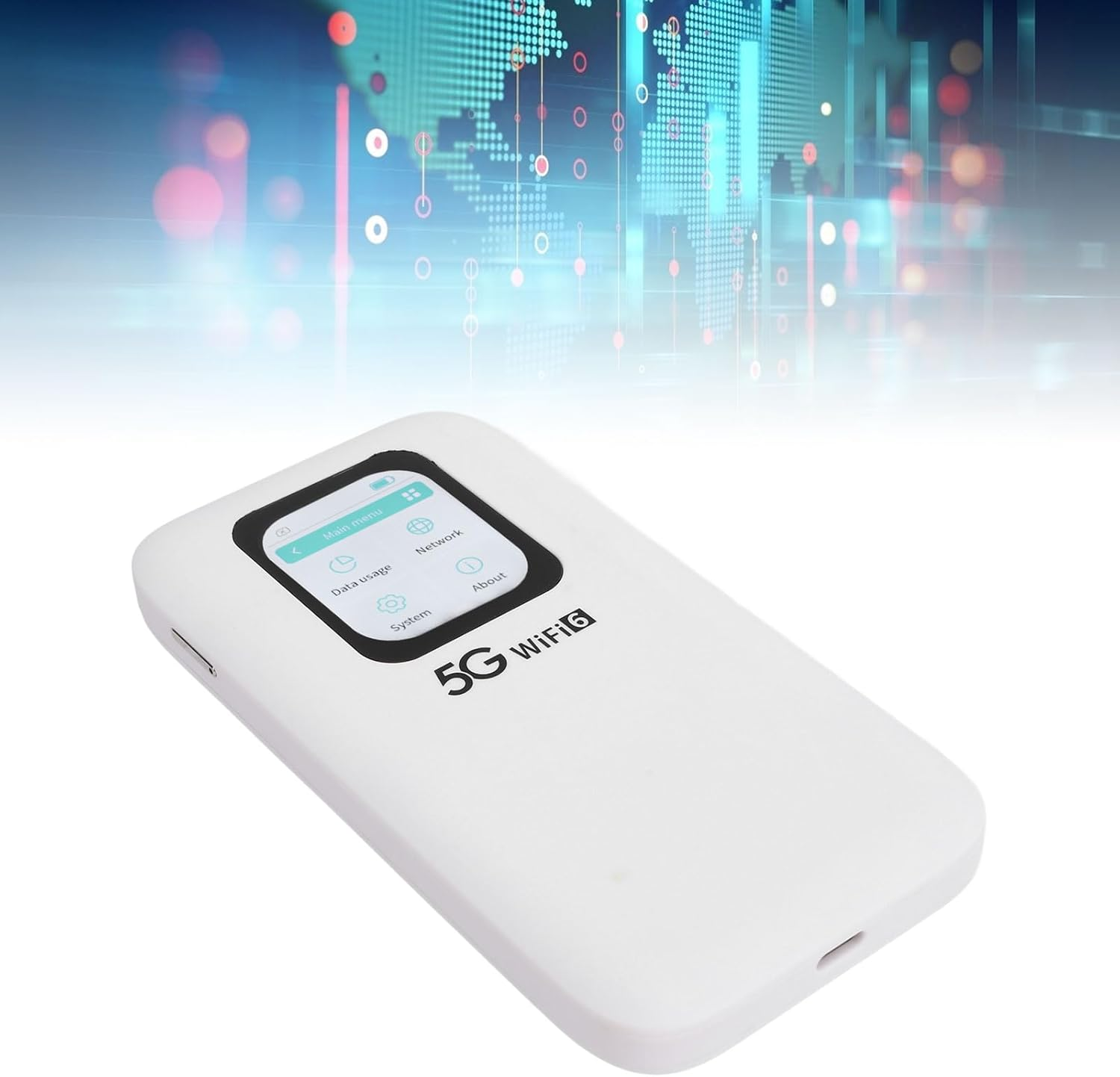 5G Mobile Hotspot with Wifi 6 2.77Gbps Speed IP67 Rugged Portable Wifi for Travel, 16 Device Support Band Connectivity image number 6