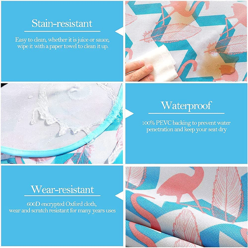 Outdoor & Picnic Blanket Beach Mat Extra Large Sand Proof and Waterproof Portable Beach Mat for Camping Hiking Festivals,145 * 200Cm Foldable and Lightweight (Flamingo) image number 1