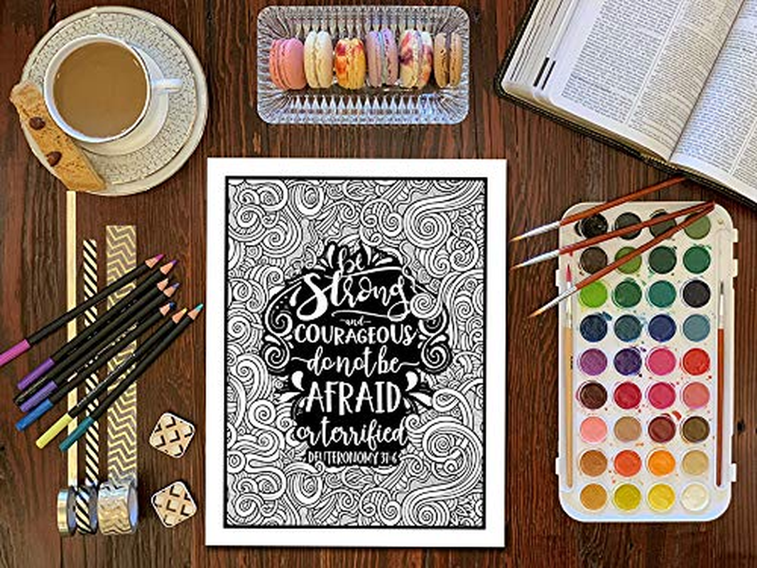 Inspired to Grace Verses for Women: a Christian Coloring Book: Volume 7 image number 5