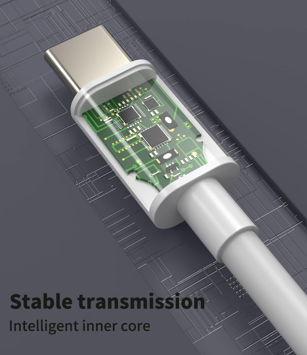 Dual USB-C Headphone Adapter(2Pack) 2In1 Charger Audio Splitter Cable Apple Iphone15 Pro Max plus Ipad Pro Air Mini DAC Type C Jack Dongle for Compatible for Samsung LG CJJ-AU image number 3