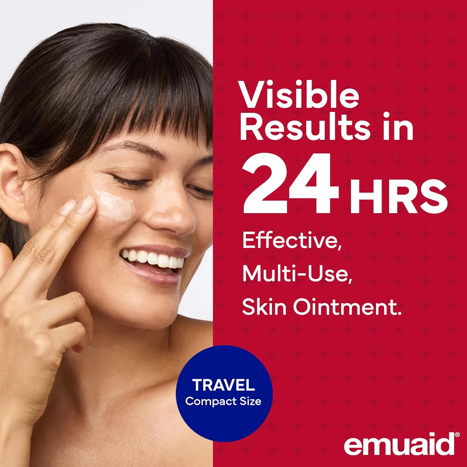 Emuaid EMUAIDMAX Ointment, Maximum Strength Multi-Purpose Barrier for Dry, Itchy, Sensitive or Cracked Skin, Soothing Steroid-Free Fragrance-Free Ointment for Sensitive Areas, 0.5Oz image number 1