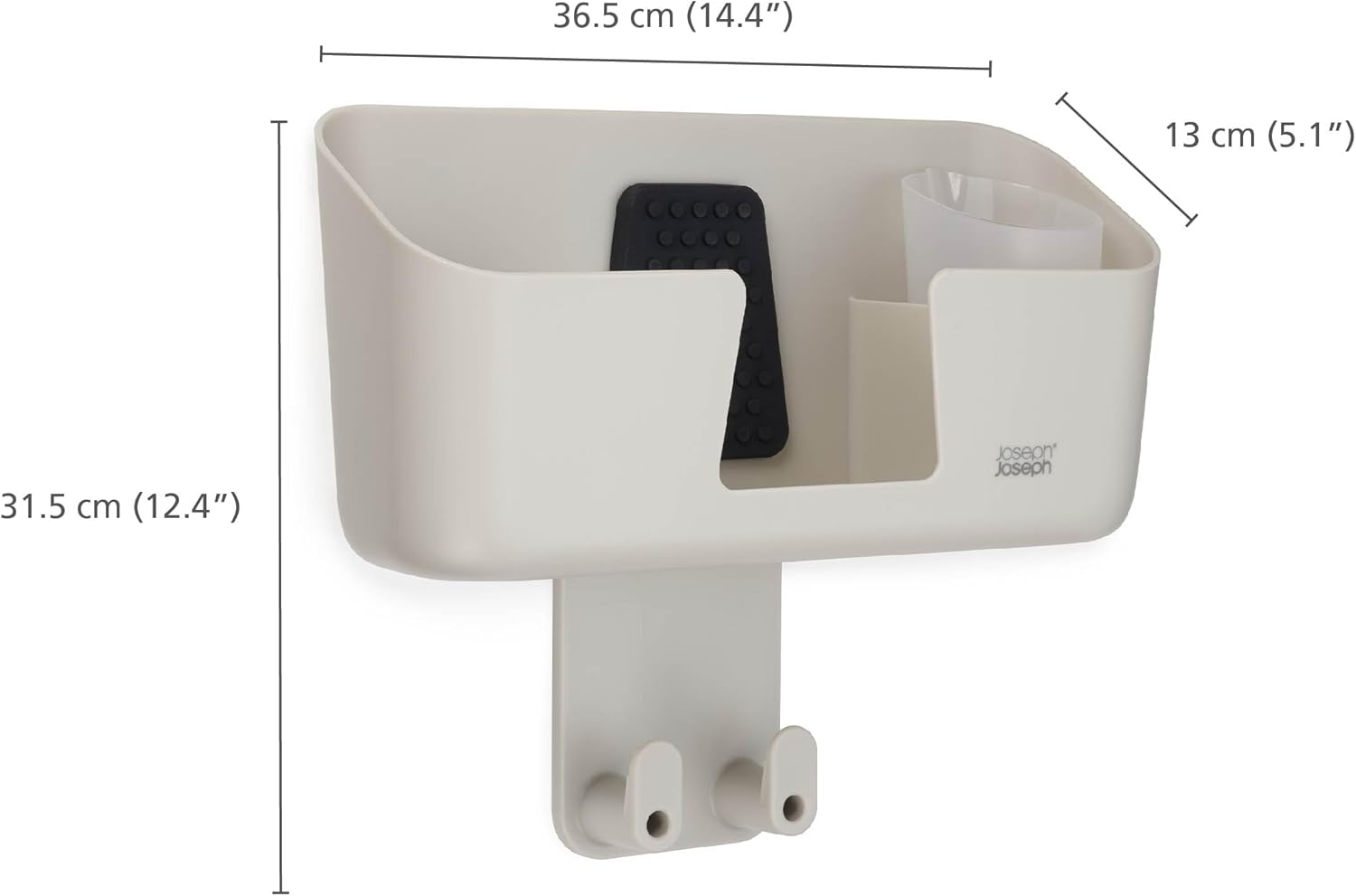 Joseph Joseph Ironhub Wall Mounted Iron Holder and Jug Storage Organiser with Adjustable Ironing Board Hanger, and Heat-Resistant Iron Pad image number 5