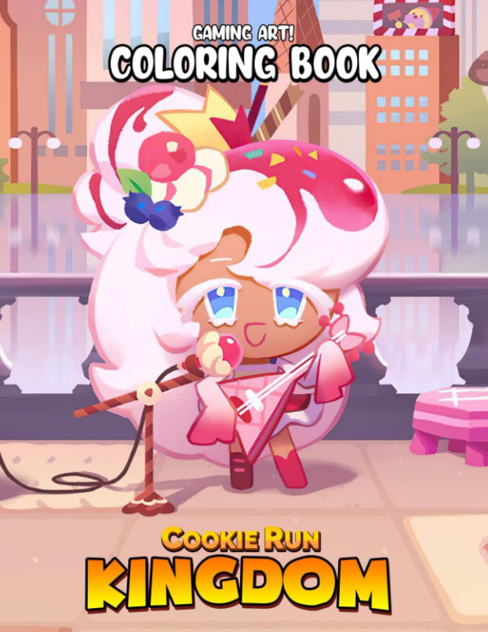 Cookie Run Kingdom Coloring Book: Action Game Featuring Vivid Illustrations for Kids Children Teen Adults to Color and Stimulate Creativity image number 1