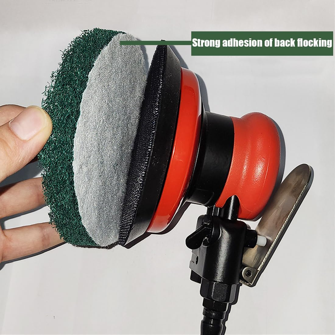 GXGM Pack of 9 Scrub Pads 4 Inch Drill Brush Kit for Power Scrubber Cleaning Brushes for Kitchen, Bathroom, Car, Polishing, Sink, Bathtub image number 2