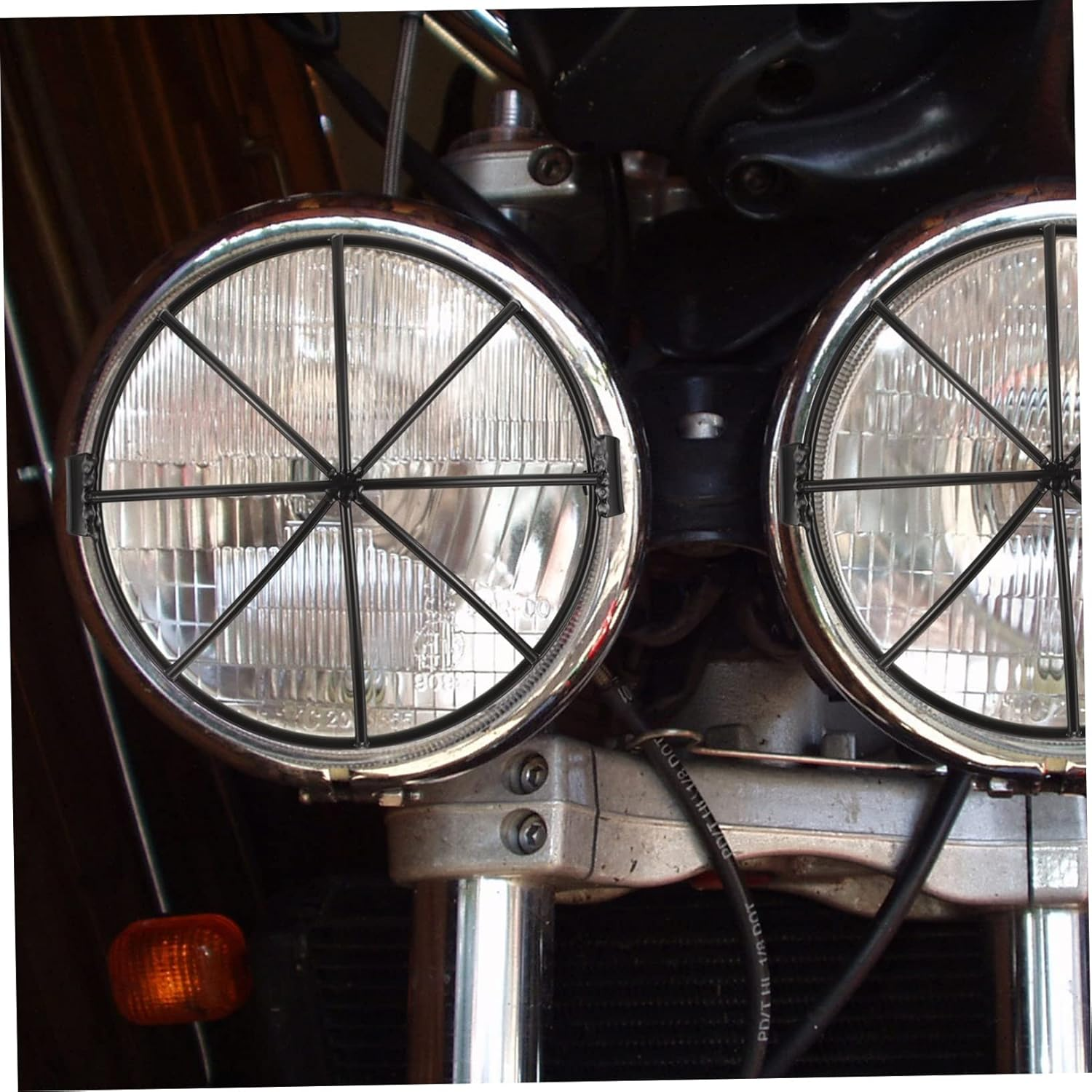 ORFOFE Motorcycle Headlight Cover Replacement Mesh Grill Guard for Motorbike Accessories image number 6