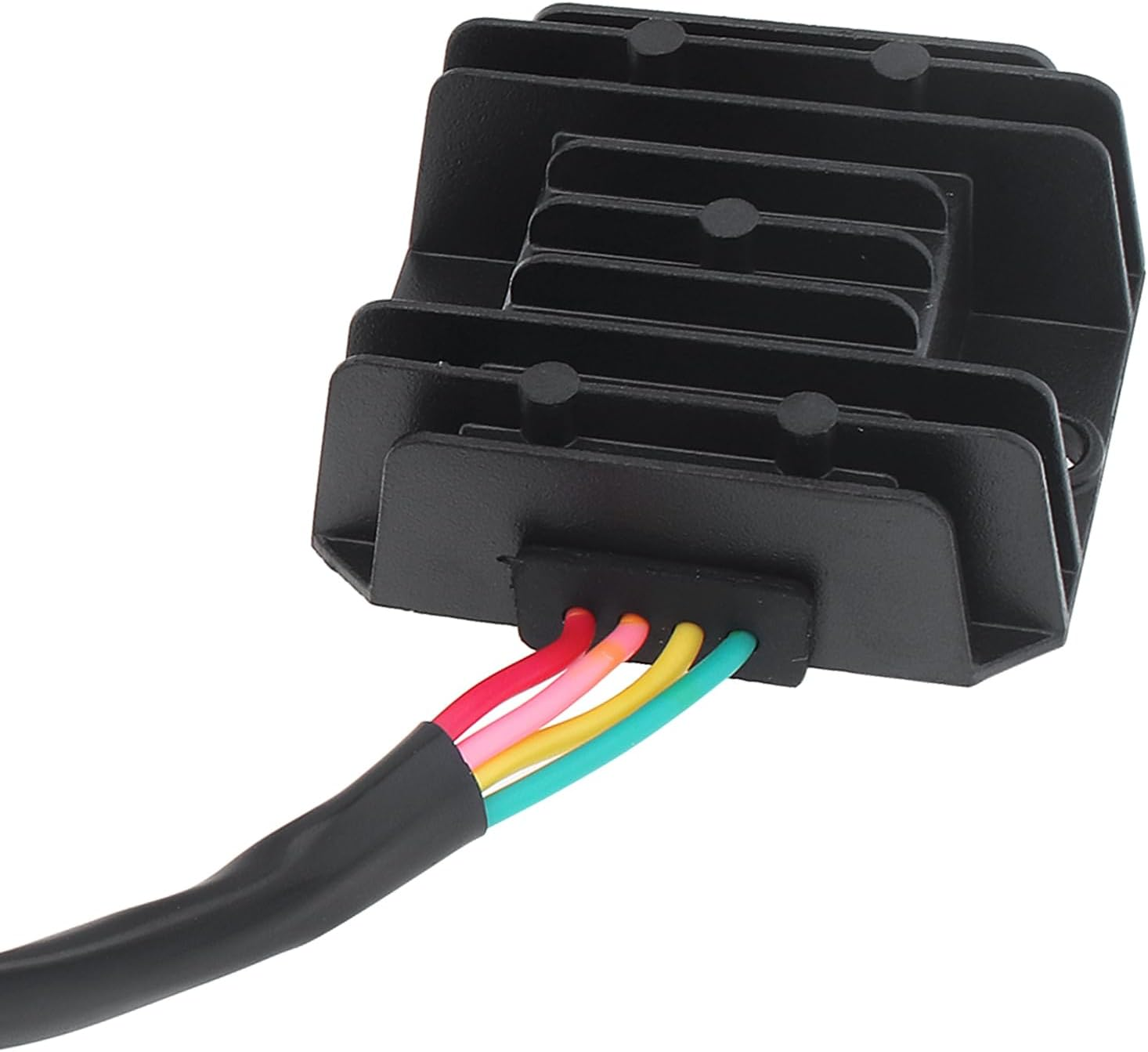 Windance 4 Wires 12V Voltage Regulator Rectifier Replacement for GY6 125Cc 150Cc 250Cc Motorcycle Scooter Moped Go Kart ATV (1 Piece) image number 3