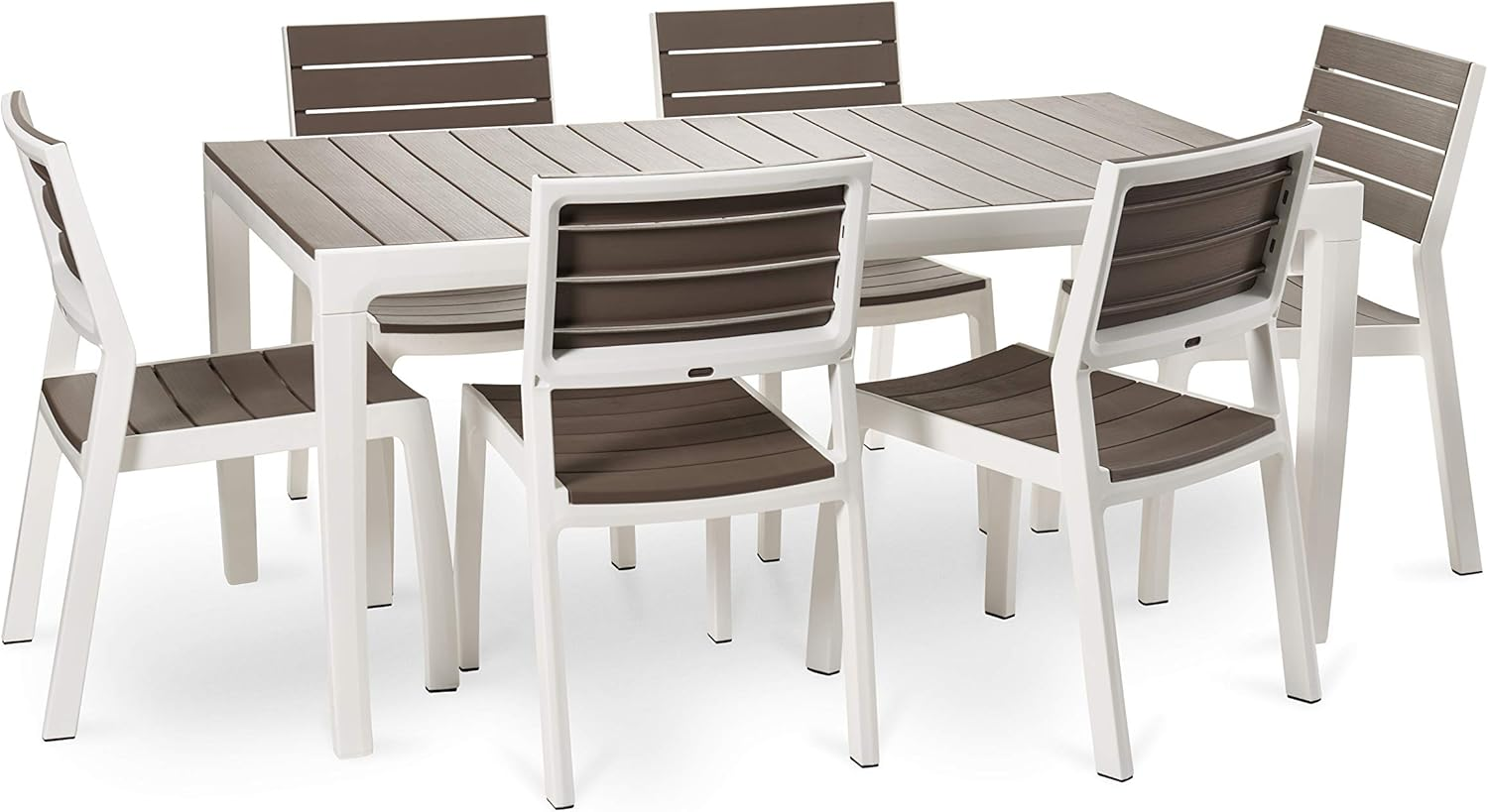 Keter Resin Harmony Chair, White/Anthracite, 47 X 60 X 86 Cm Size image number 2