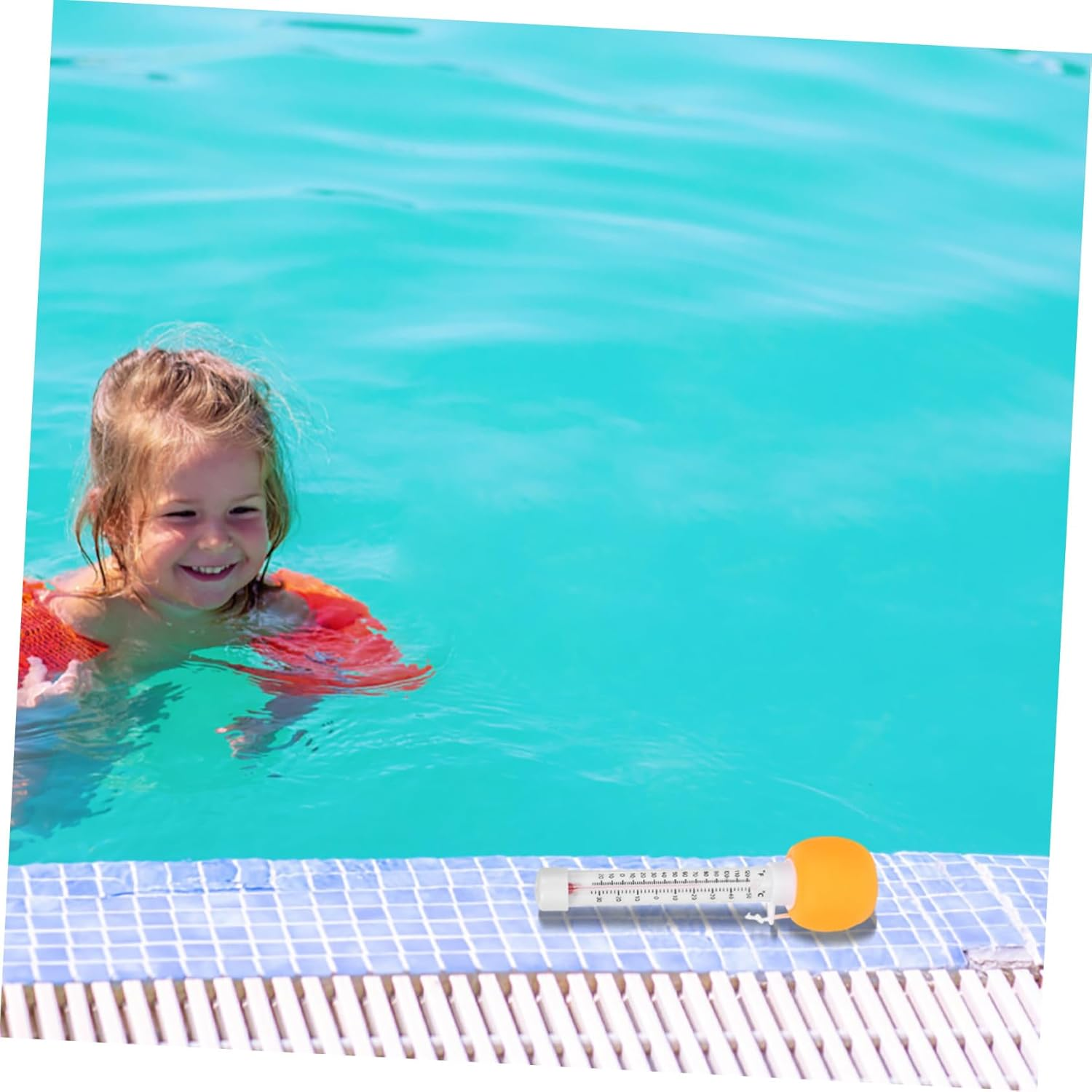 Floating Thermometer Pool Swimming Pool Float Temperature Gauge Indoor Temperature Gauge image number 2