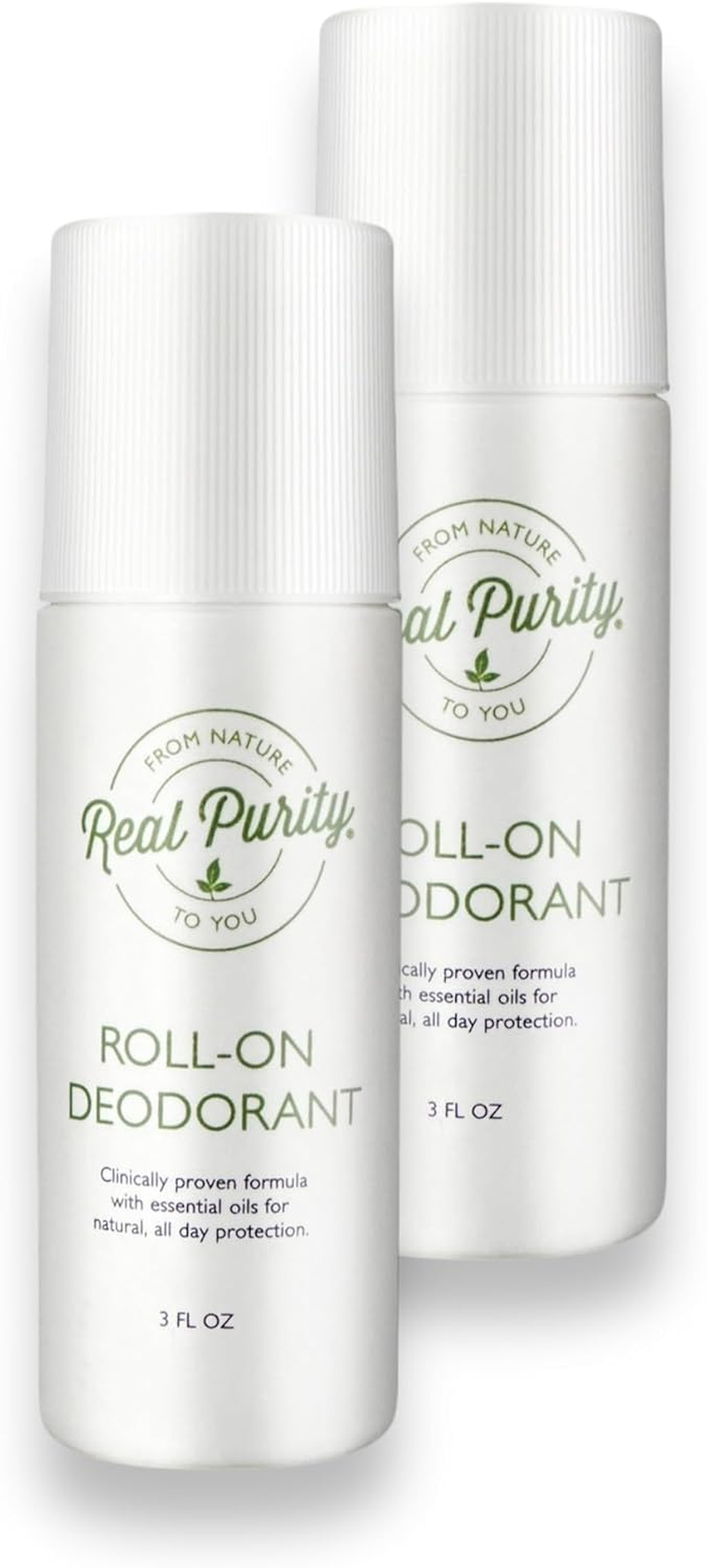 Real Purity, Roll-On Deodorant, 3 Fl Oz (89 Ml) - 2Pc
