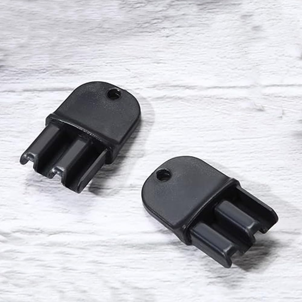 WADY 4-Pack Mouse Station Key Replacement, Durable Plastic Bait Station Keys Compatible with Standard Rat Traps, Outdoor Rodent Control Box Accessories for Pest Management (Black)