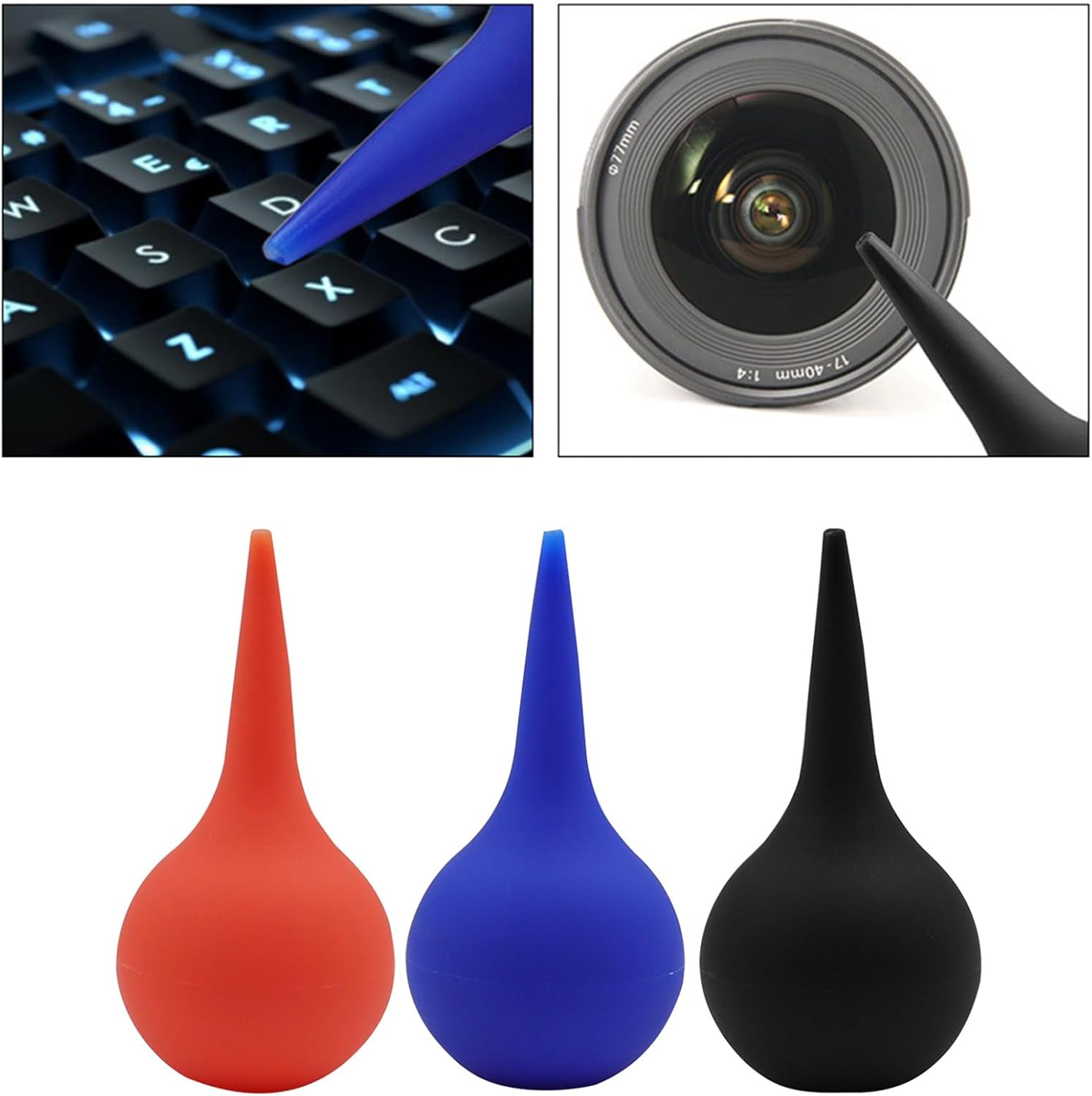 1PC Ear Hand Bulb Ear Washing Squeeze Bulb Silicone Suction Ear Bulb for Baby Kids Adults image number 5