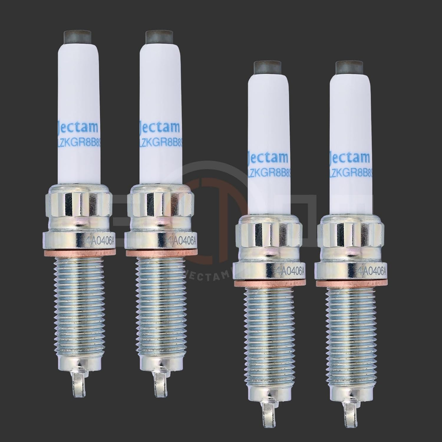 Jectam Platinum Iridium Spark Plug 12120040551 SILZKGR8B8S 4PCS Compatible with 230I 330I 340I 430I 440I 530I 540I 640I 740I X1 X2 X3 X4 image number 1