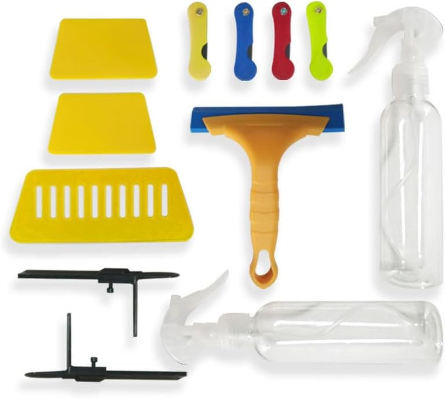 2Pcs Small Plastic Spray Bottle with Durable Nozzle - Mini Fine Mist Bottle, Reusable Travel Size for Cleaning Solutions, Essential Oils, Hair, Cooking (Transparent, 20.5 * 4.5Cm) image number 1