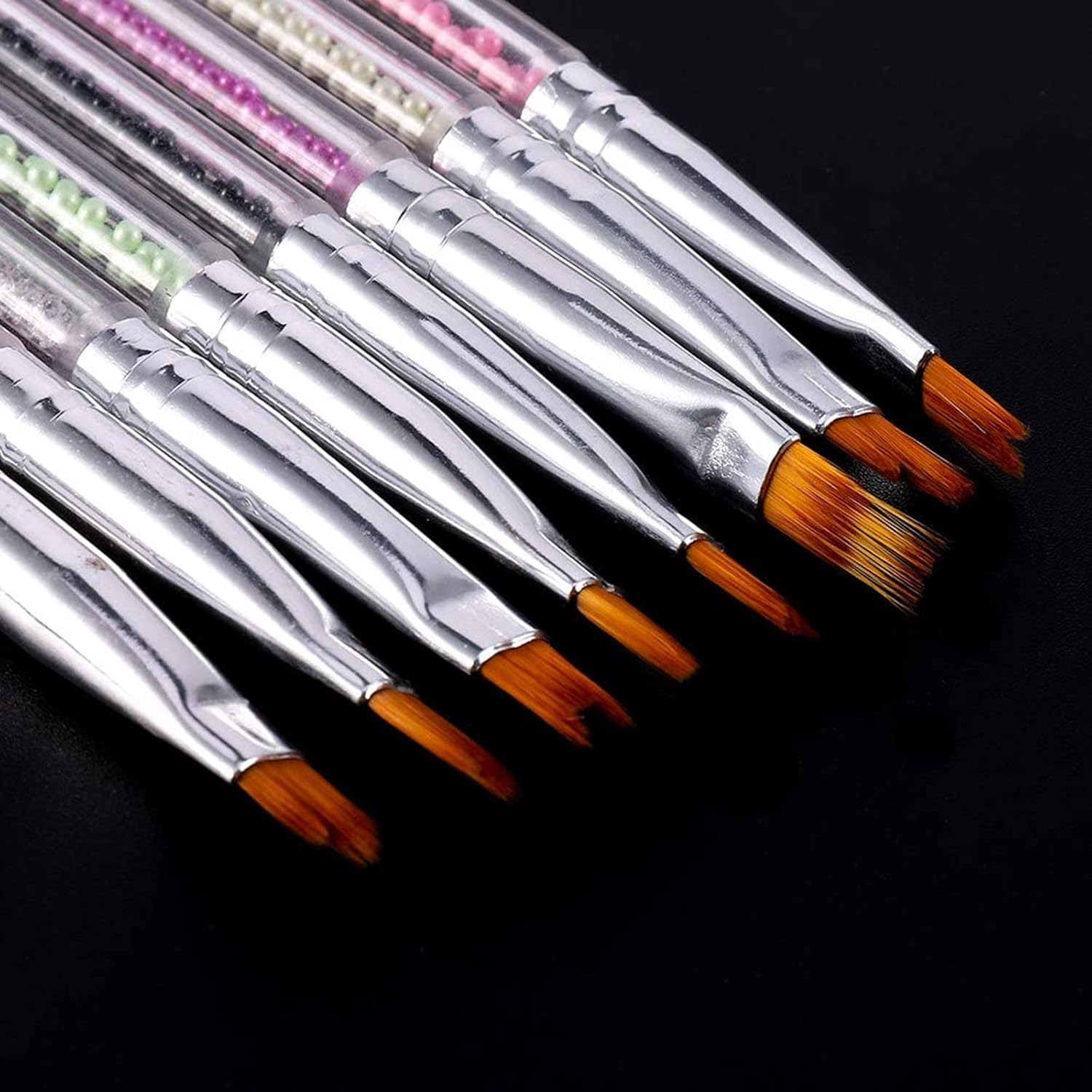 8Pack Nail Art Brushes Pen Nails Arts Tip Builder Liner Polish Pens Painting Design image number 4