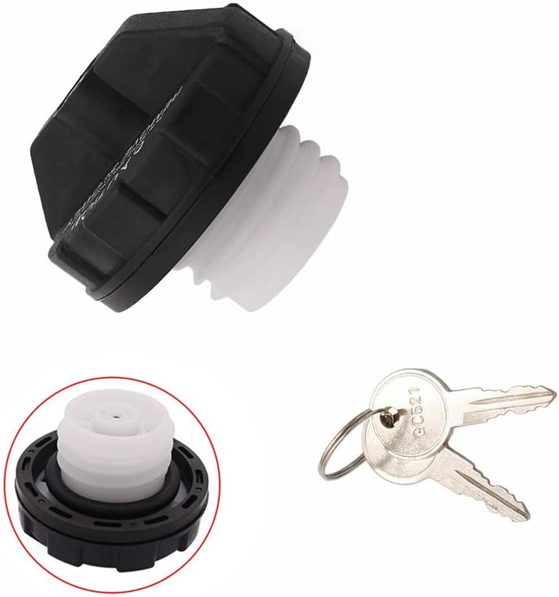 Baceyong Fuel Tank Gas Cap with Keys Compatible with Jeep Wrangler TJ Compatible with DODGE1984-2000 image number 5