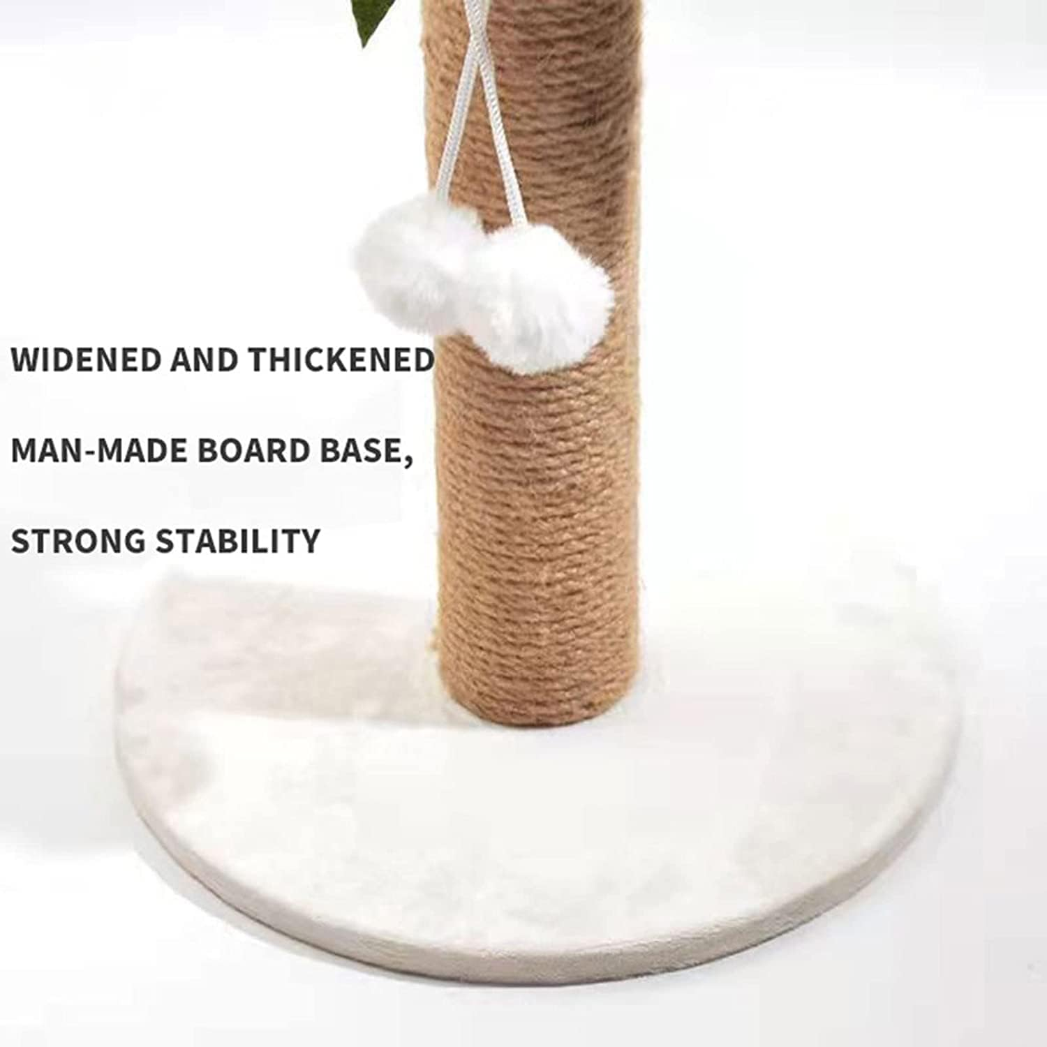 Cat Climbing Frame Cat Hammock Cat Scratching Post for Scratching Kitty Tower with Plush Ball Toy Cat Tree Climb Tool Cat House image number 2