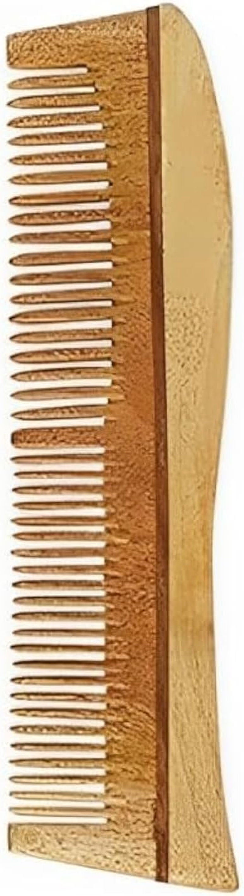 INSIME Neem Wooden Comb for Women Hair Growth | Kacchi Herb Treated Neem Wood Comb for Men Women | Wide Tooth Hair Comb for Men & Women (Pack of 2)