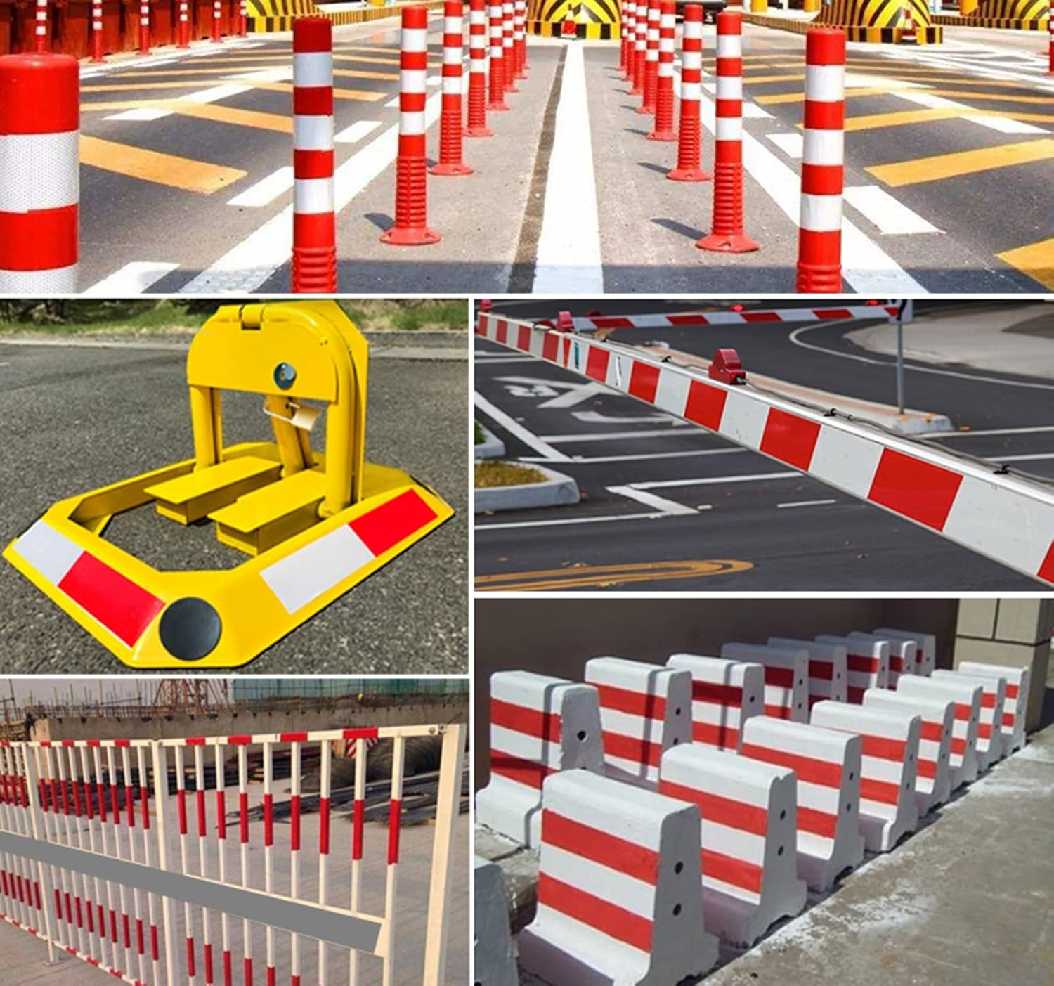 Reflective Tape, Reflective Tape Warnig Sticker Self-Adhesive Smarking(Black) image number 2