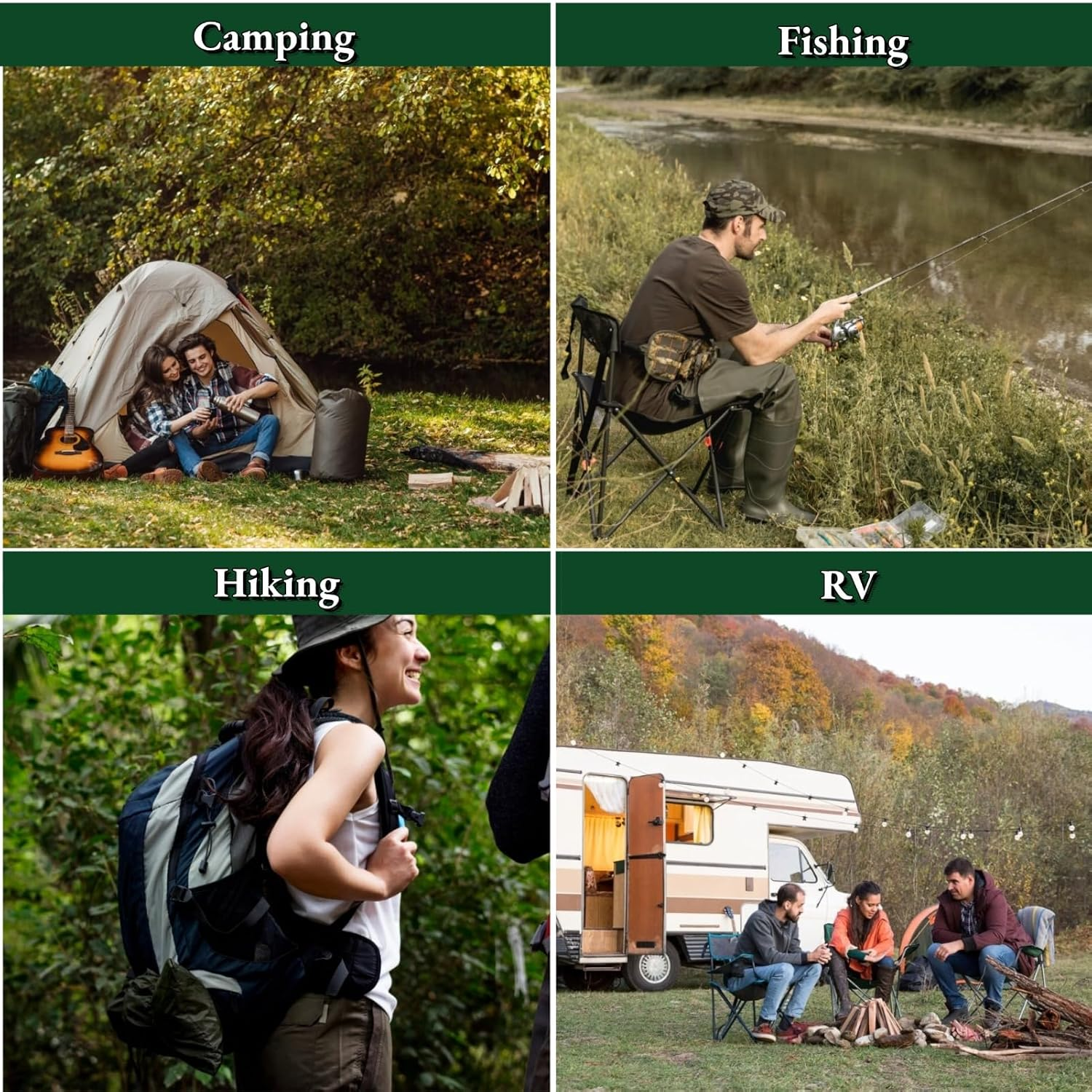 Sharainn 40W Foldable Solar Panel Charger, 12V Monocrystalline Solar Charger, Supports Fast Charge QC Technology, Folding Solar Panels for Camping, Hiking, Backpacking image number 2