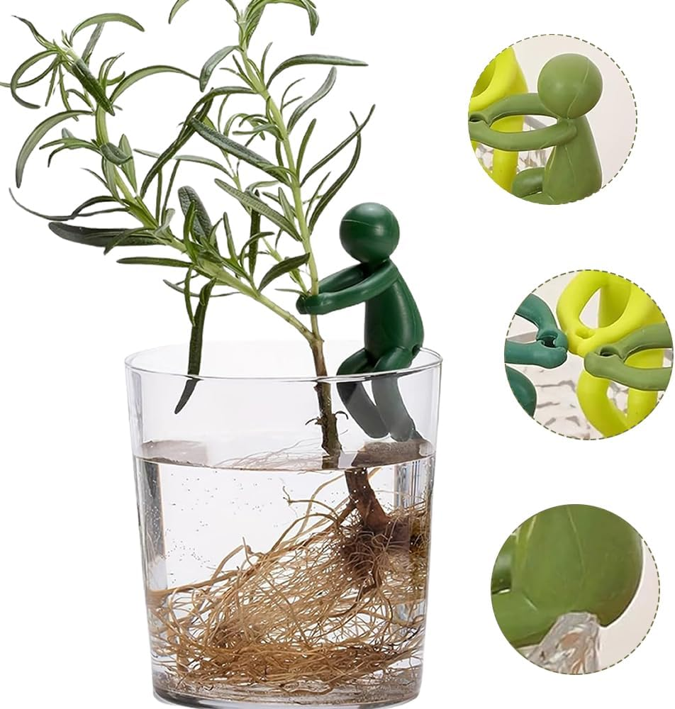 3 Pcs Cute Plant Propagation Buddies - Support Holders for Sprouts, Stems, and Shoots - Perfect for Indoor Gardens and Propagation Stations. image number 2