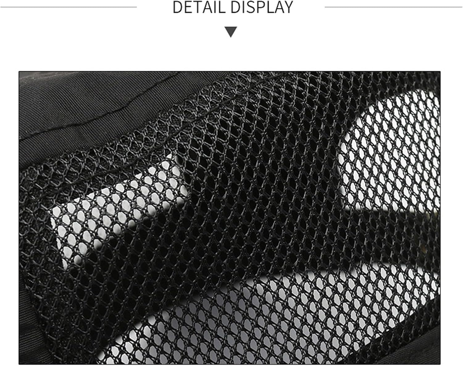 RVOKYE Army Cap for Men, Adjustable Military Style Hat Featuring Mesh Side Panels, Breathable Outdoor Sun Cap with UPF 50+ Sun Protection for Hiking, Camping and Daily Wear - Army Green image number 5