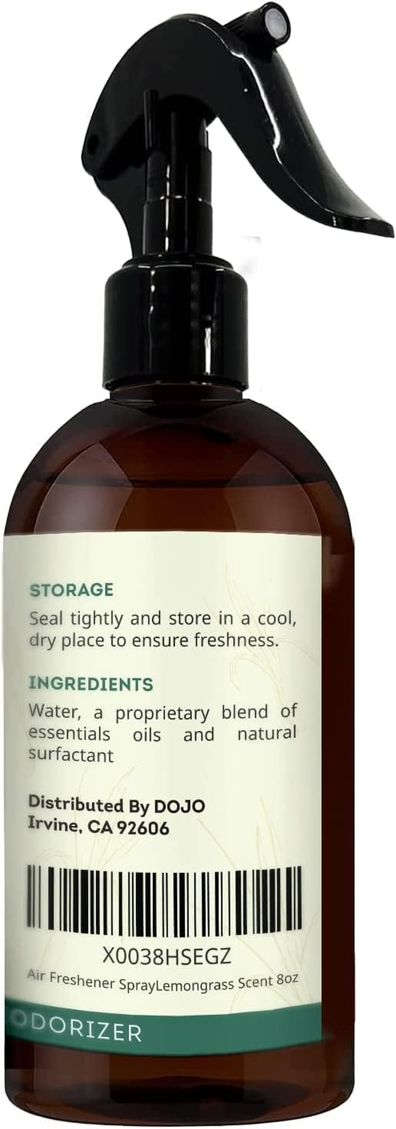 Air Freshener Spray Lemongrass Scent - Kate Naturals (8 Fl Oz). Sharp Lemongrass Aroma & Odor Eliminator for Pillows, Linen & Room Spray with Essential Oils. 8 Fl Oz. image number 4