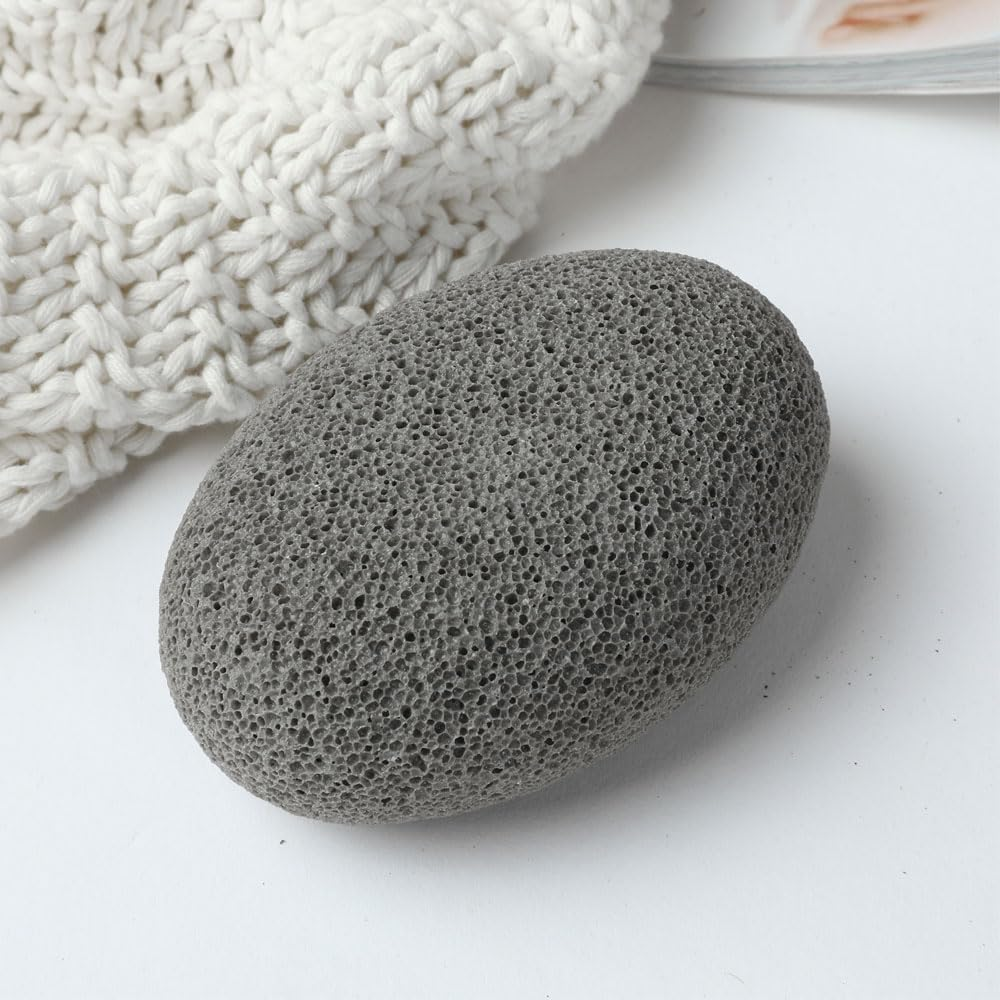 Foot Pumice Stone for Feet, Borogo Lava Pedicure Tools Hard Skin Callus Remover for Feet and Hands - Remove Dead Skin, Heels, Elbows