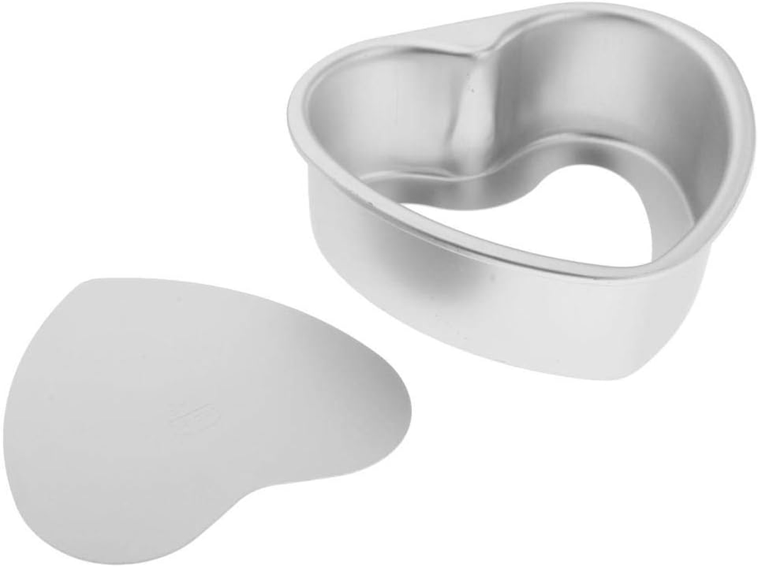 #N/A Non-Stick Anodised Heart-Shaped Cake Tin with Removable Bottom for Baking 6-8'' - 6Inch image number 5