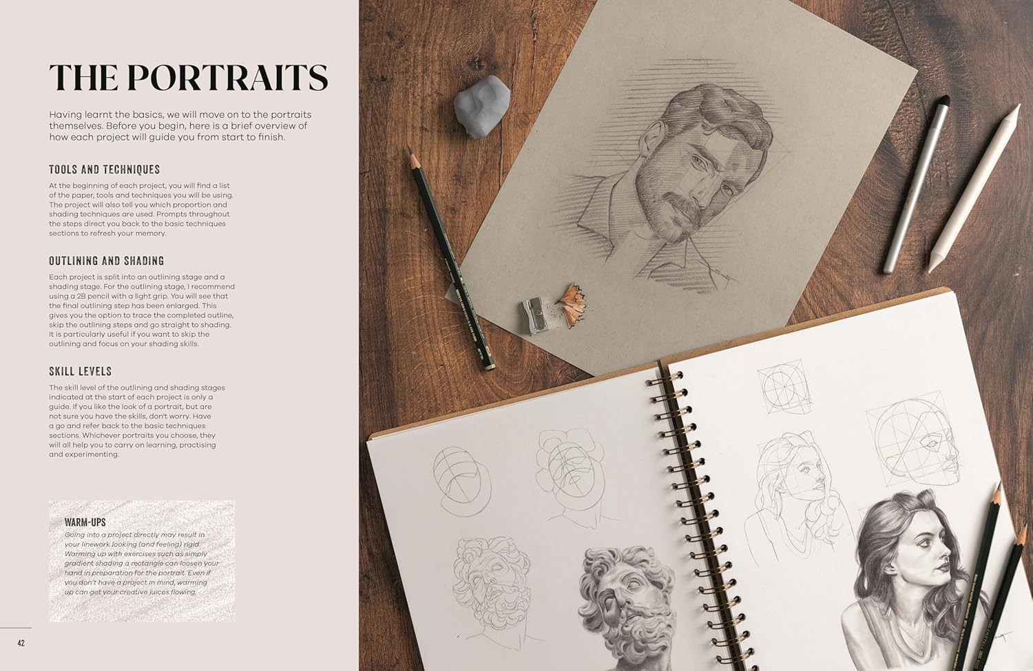 Step-By-Step Portraits from Simple Shapes: a Beginner'S Guide to Drawing Faces and Figures in Proportion