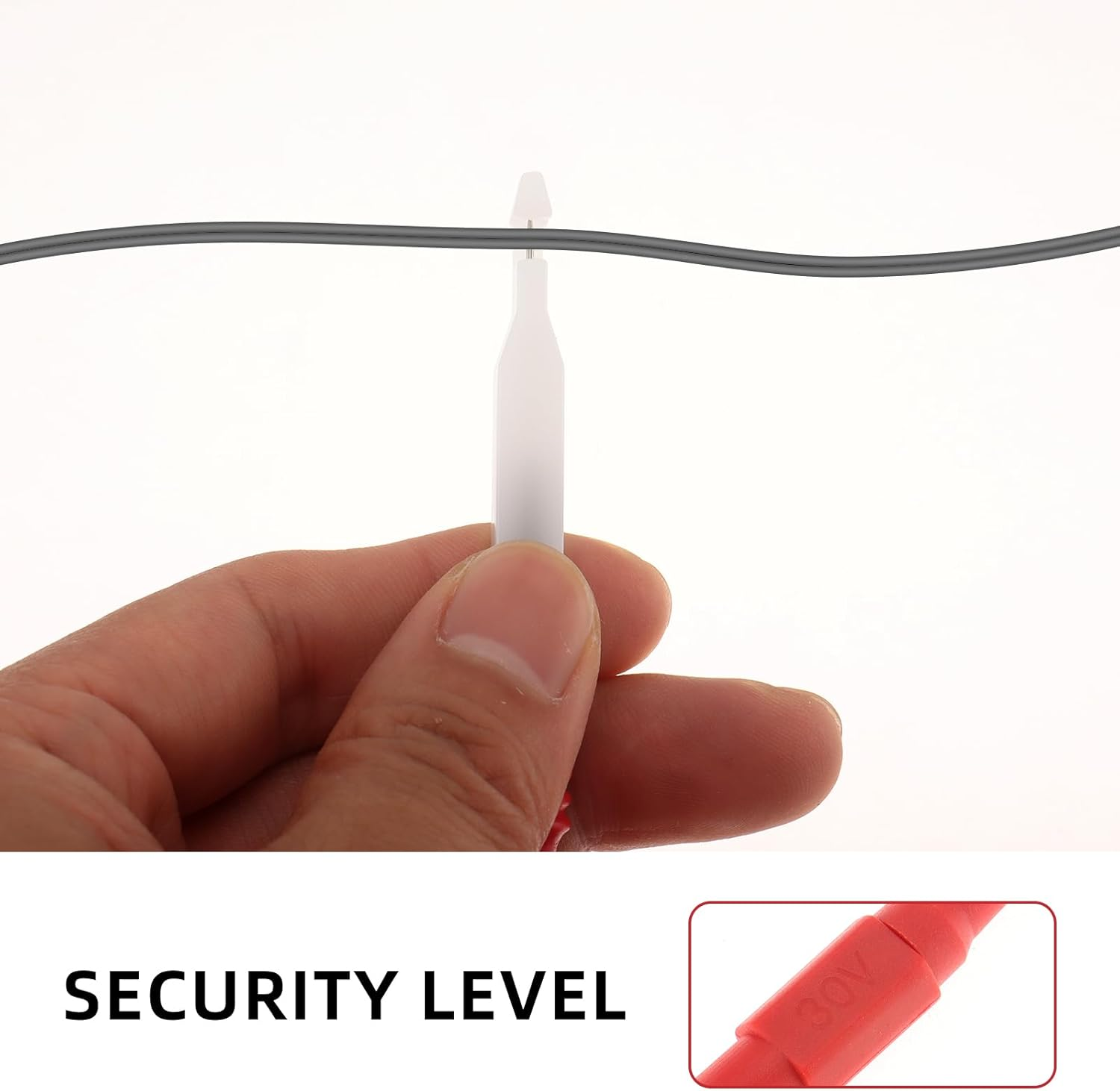 DIANN 39Pcs Back Probe Test Kits 4Mm Banana Plug to Alligator Clips Test Wires Wire Piercing Probes Automotive Test Leads Set for Vehicle Automotive Car Circuit Electrical Diagnostic Testing image number 6