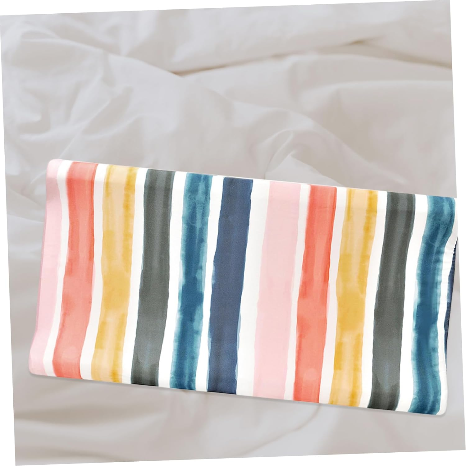 ERINGOGO Diaper Changing Table Cover Washable Changing Pad Sheet Reusable for Nursery Elastic image number 6