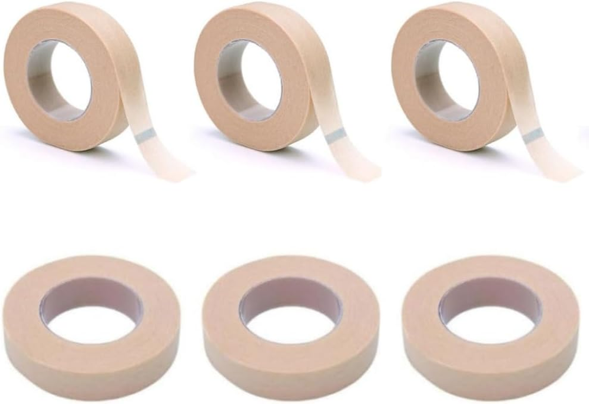 6 Rolls Flexible Skin Tape, Breathable Self Adhesive Gauze for Wound Injuries, Swelling, Sports - 1.25Cm X 9.14M image number 1