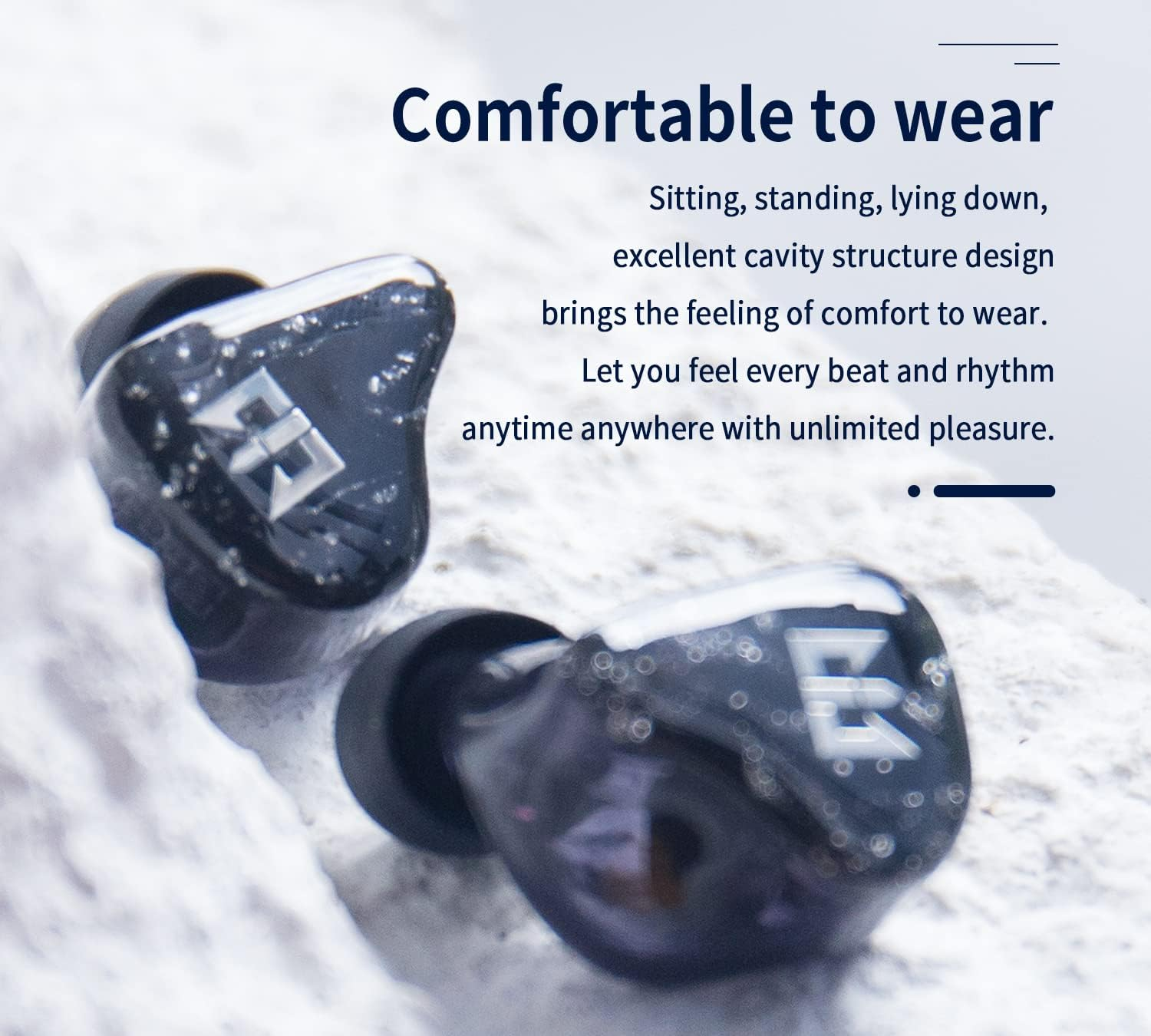 TRI Meteor Wired Earbuds Knowles ED-29689 BA 10Mm Dynamic Driver Beryllium-Plated Diaphragm in Ear Monitor image number 1