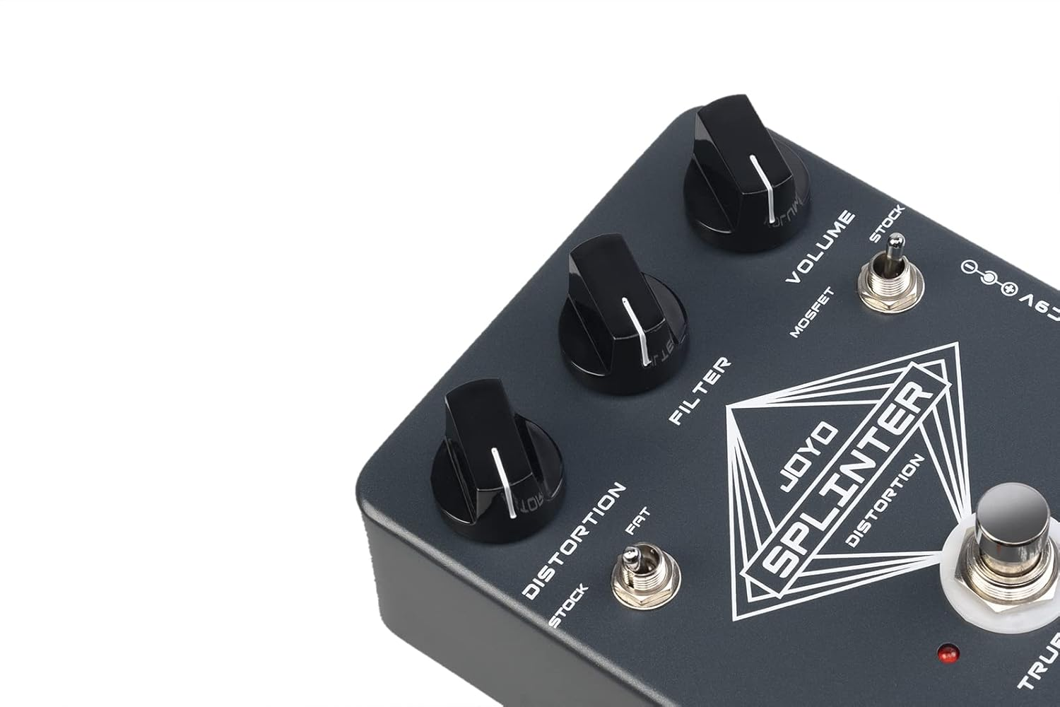 Joyo JF-21 Splinter Classic Distortion Guitar Effects Pedal RAT Style True Bypas image number 1