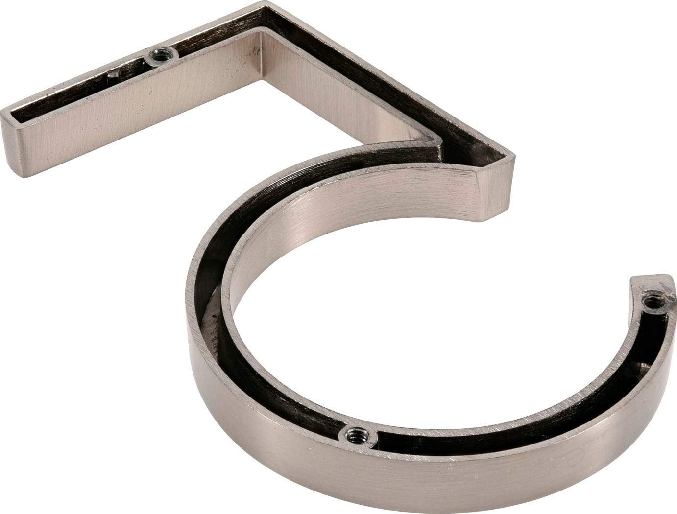 Distinctions 844705 Upgraded 5" Brushed Nickel Floating House Number 5