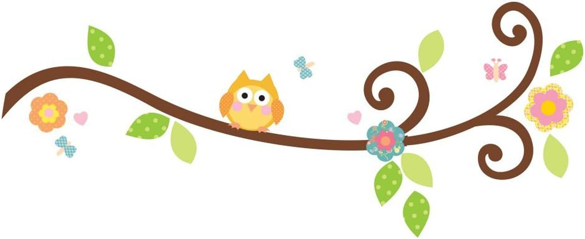 Roommates Happi Scroll Tree Branch Peel and Stick Wall Decal, Multicolour image number 1