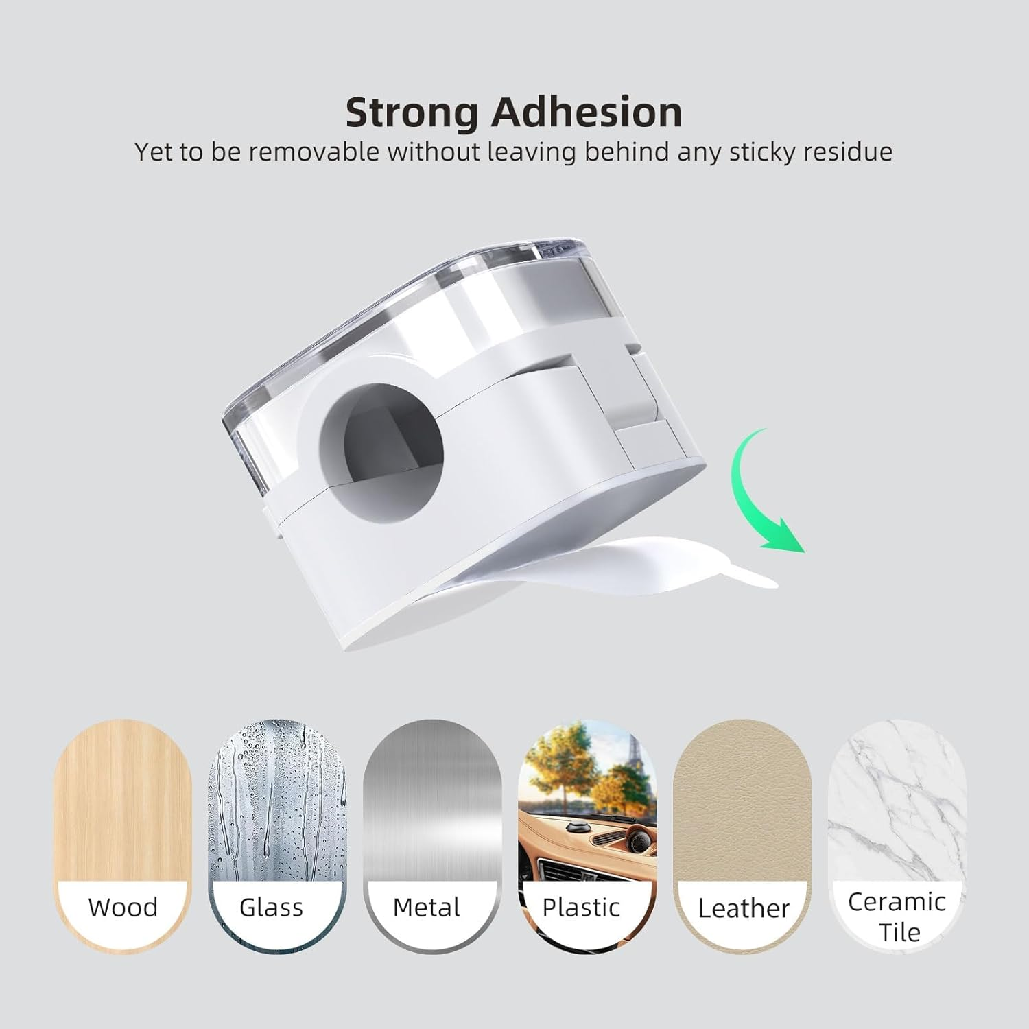 Cord Organizer, 6 Pack Magnetic Cable Clips under Desk Cable Management, Strong Adhesive Cord Holder for Nightstand Kitchen Appliances Car Wall Office Desk Phone Wire Keeper, Crystal White image number 5