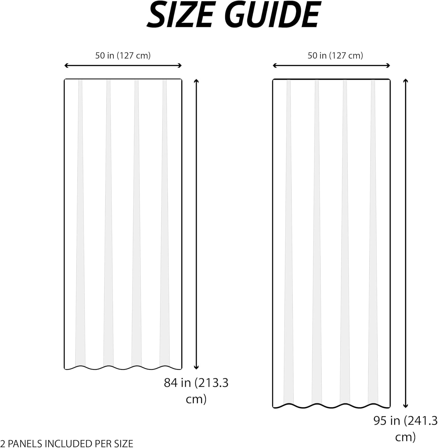 MARTHA STEWART Ticking Stripe Blackout Lining Rod Pocket/Back Tab Window Curtain Panel Pair, 84", White/Indigo image number 2