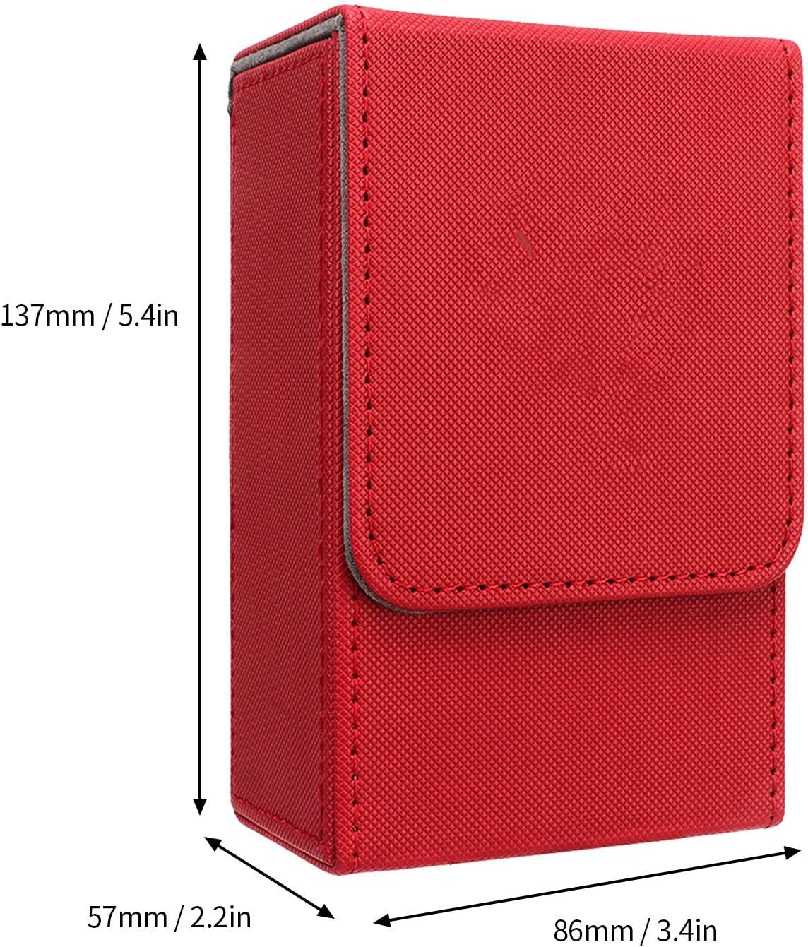 Tarot Card Case, Imported Fleece PU Leather Tarot Storage Box for Card Collection - Blue Green image number 6