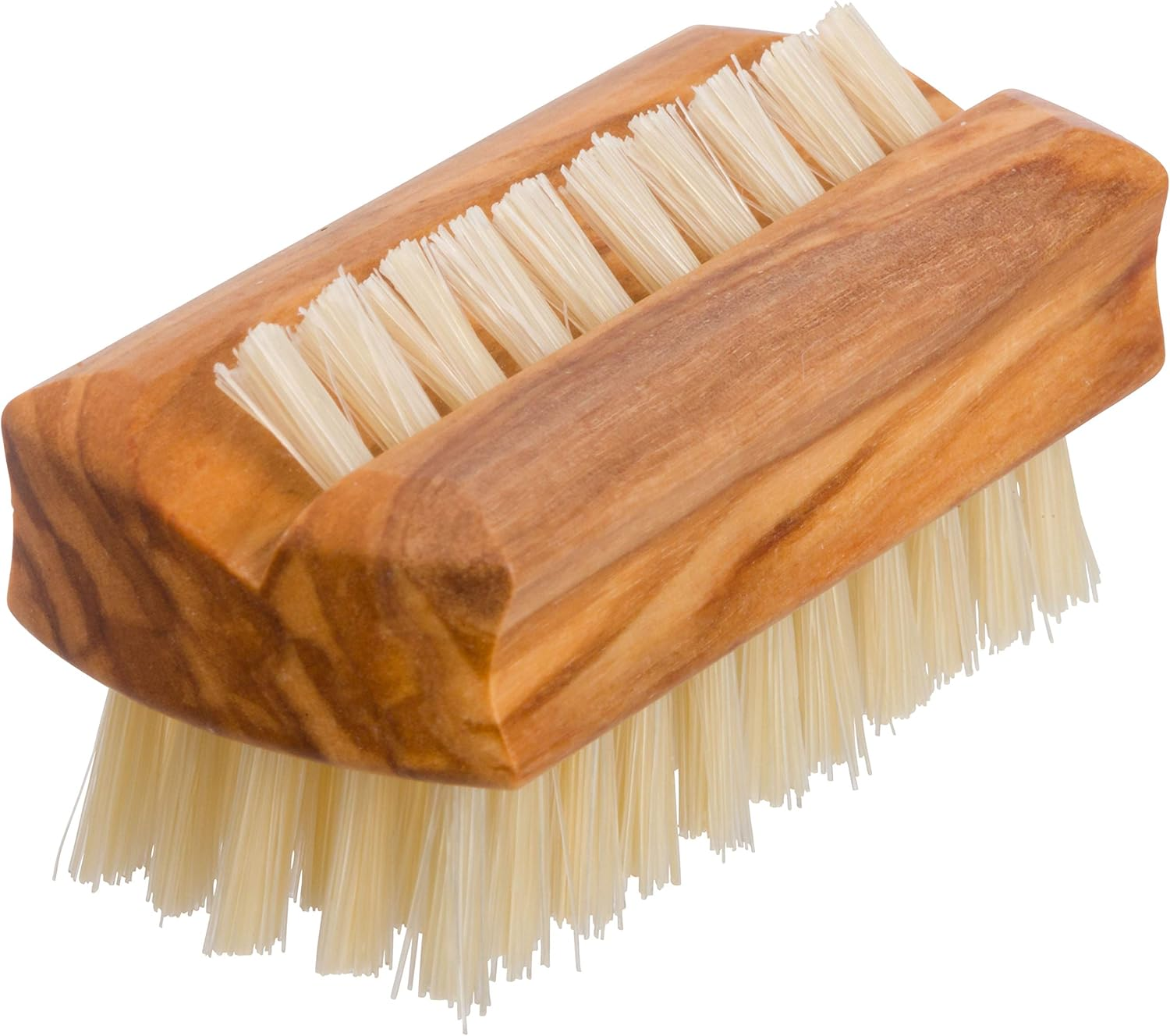 Redecker Tampico Fiber Nail Brush with Waxed Beechwood Handle, 4-1/4-Inches
