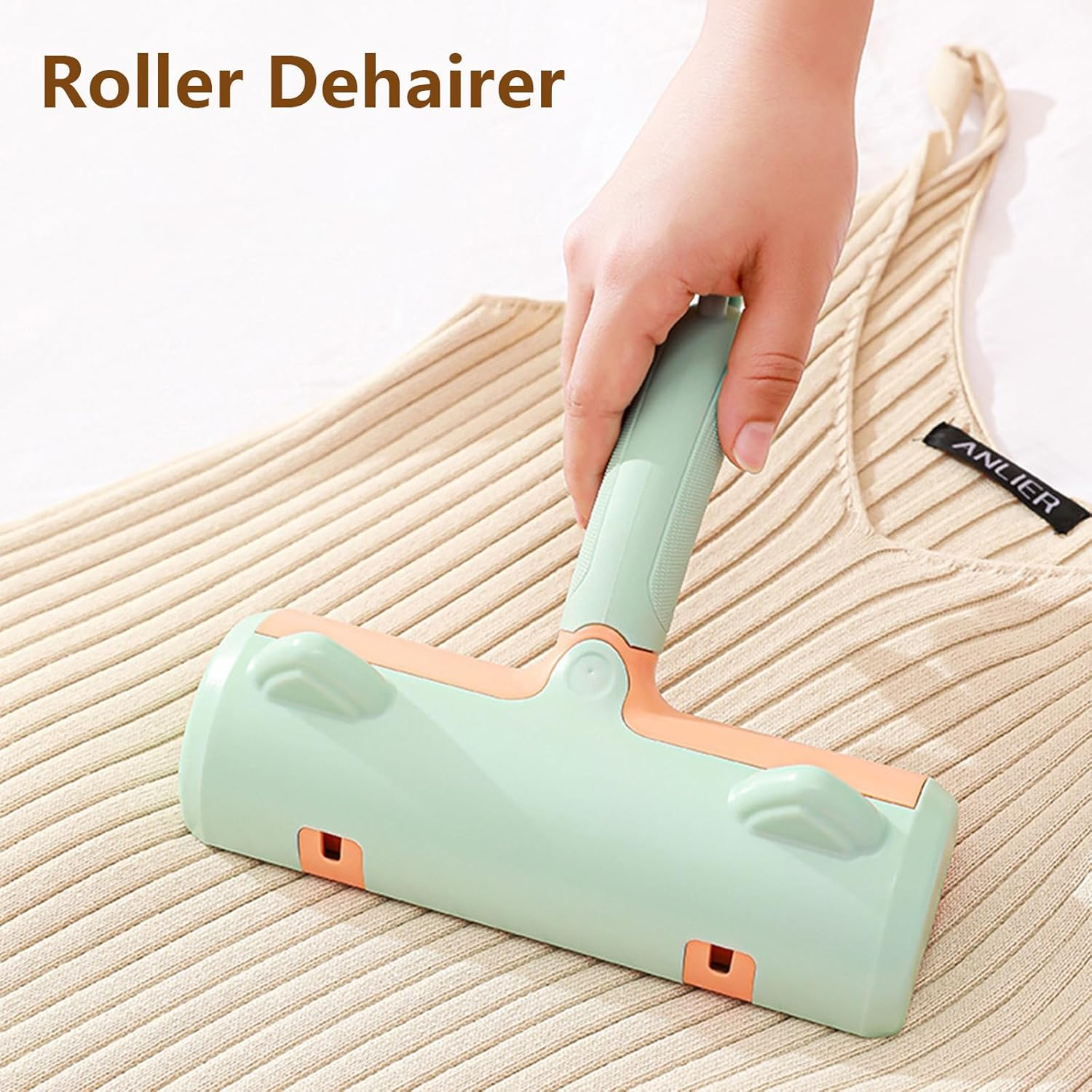Pet Hair Remover Roller - Cat Hair Remover Brush Roller, Dog Fur Catcher, Reusable Self-Cleaning for Furniture, Laundry, Bedding, Carpet, Car Detailing, Clothes (Ear Model) image number 3