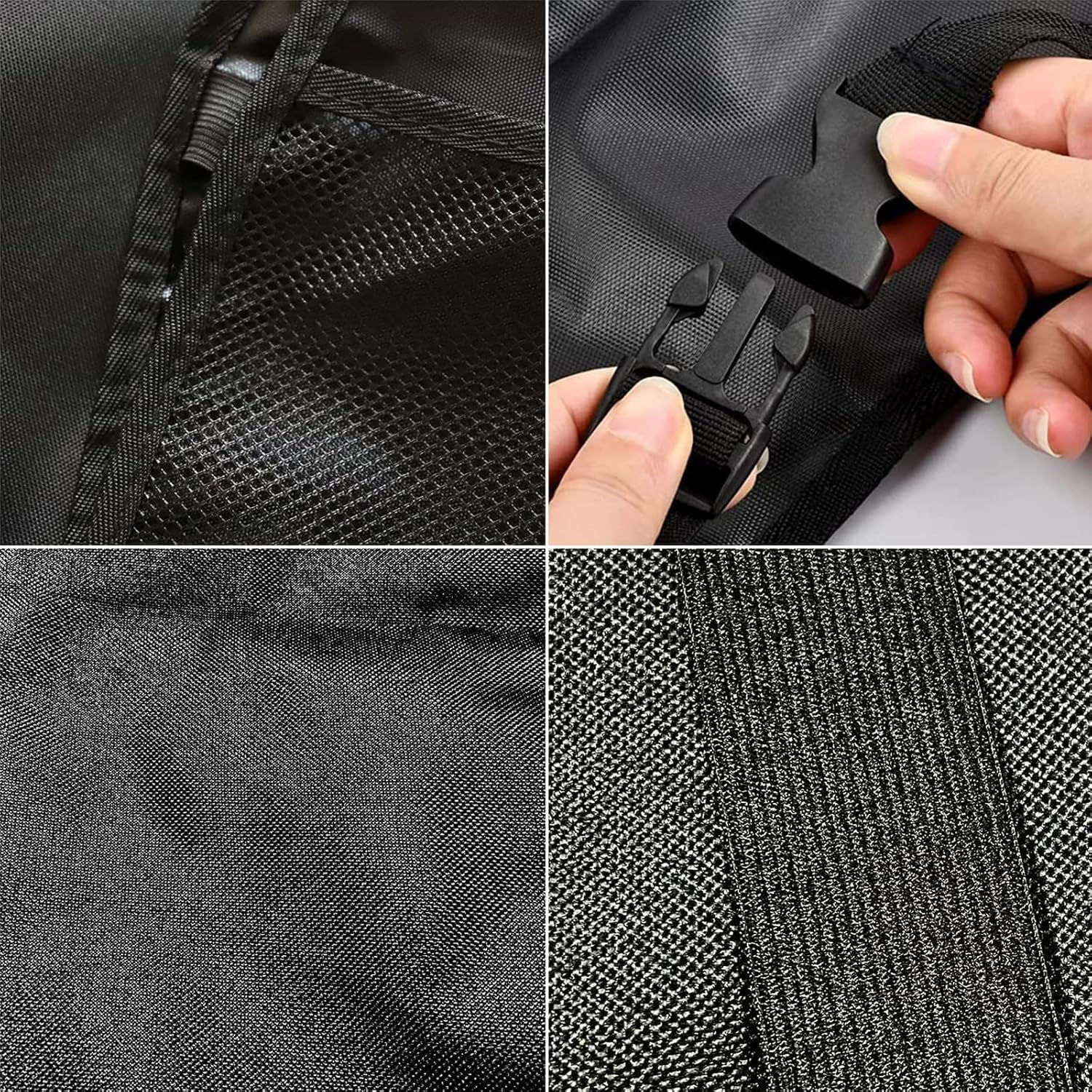 Waterproof Back Seat Organiser and Car Seat Protector with Storage Pockets, Durable and Easy to Clean Material for Child Car Seats, Universal Fit for Suvs Trucks Minivans, Pack of 2 - Mecus