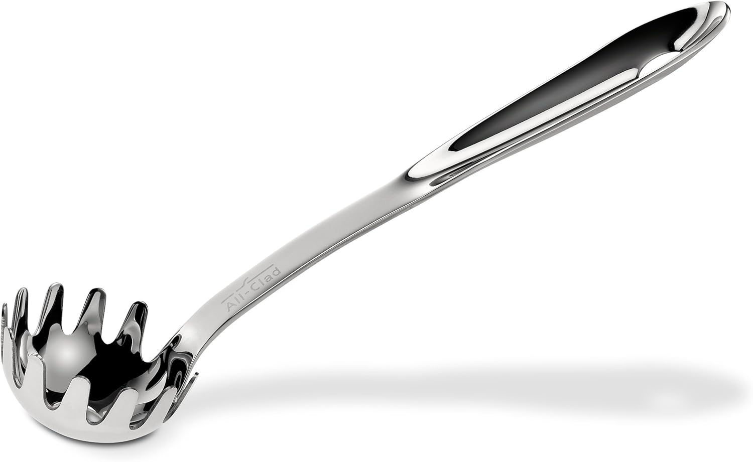 All-Clad T105 Stainless Steel Pasta Ladle Kitchen Tool, 11.5-Inch, Silver