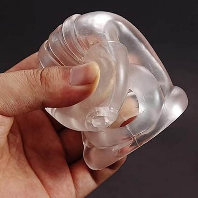 Silicone Cock Cage Penis Sleeve Sex Toy Male Cock Sleeve Silicone Chastity Device Sex Toy Sex Toys for Adult Men Sex Toys Penis Sleeve image number 5