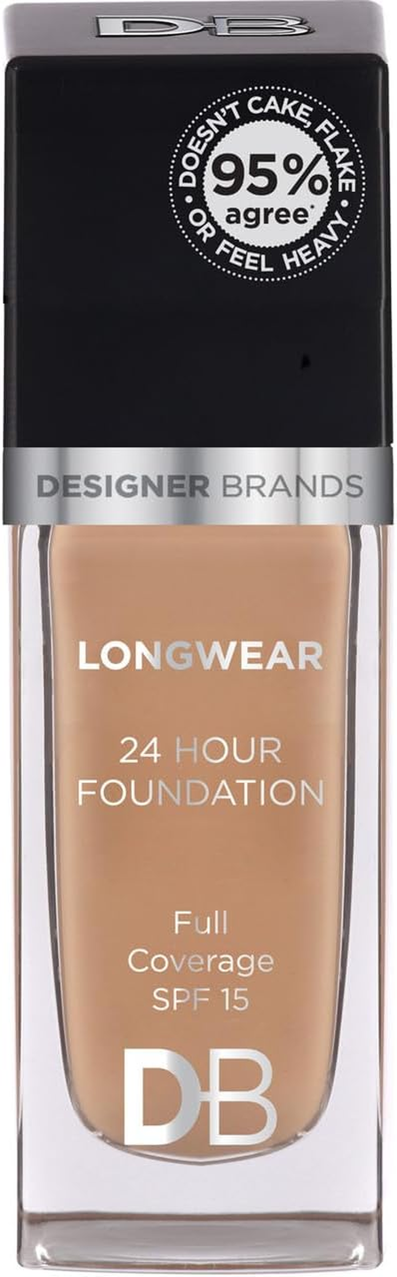 Designer Brands DB Longwear Foundation Classic Honey, 168 Count Pack of 168