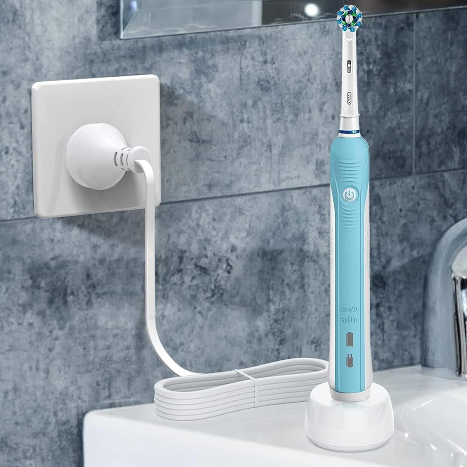 Electric Toothbrush Charger for Braun Oral-B 3757 Charger, Replacement Chargers for Oral B 3757 for B-Raun Oral B D36 D12 Oralb Pro 600 1000 4000 5000 7000, Braun 370, Genius 8000N 9000N image number 6